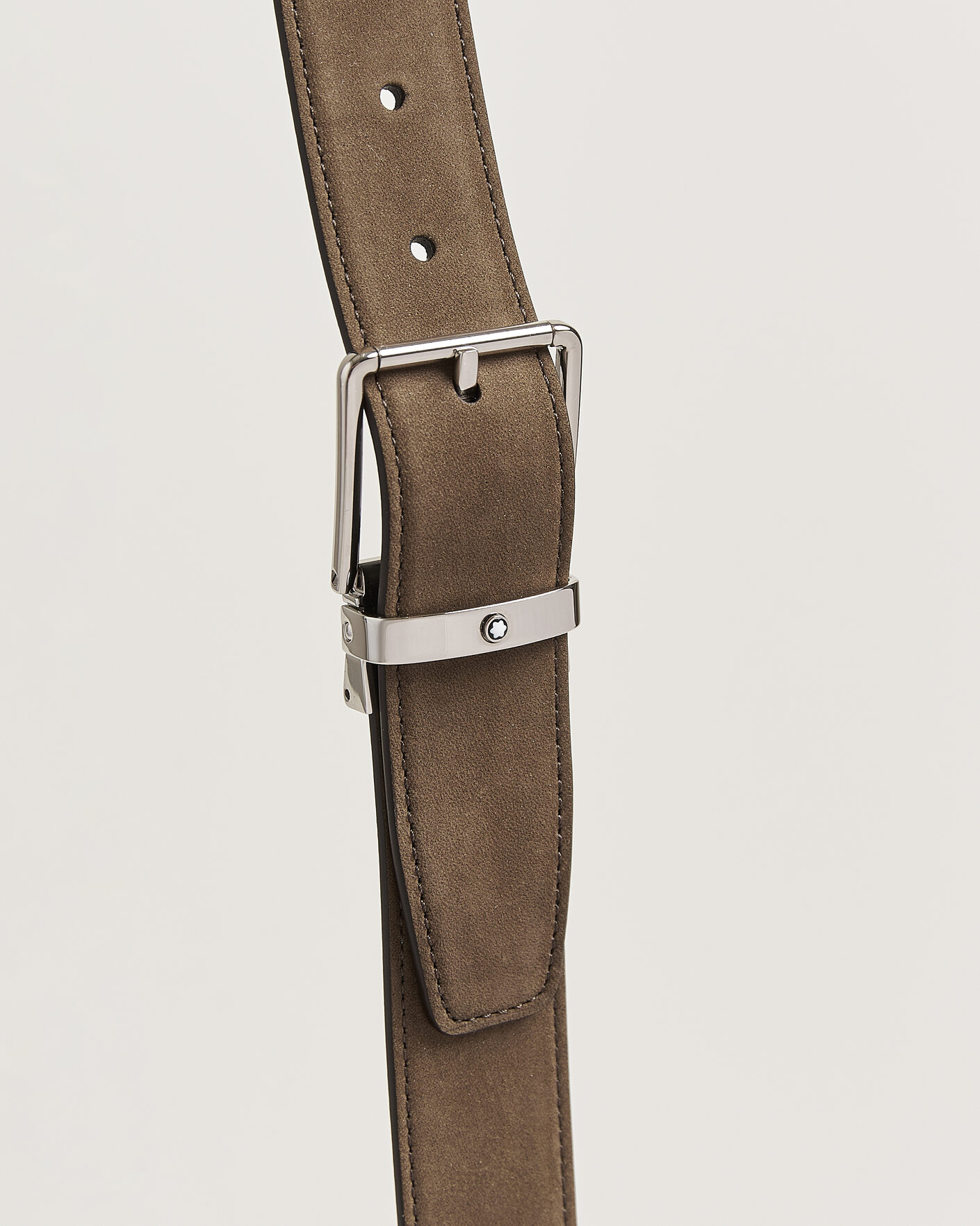 Heren | Riemen | Montblanc | 35mm Reversible Suede Belt Brown/Black