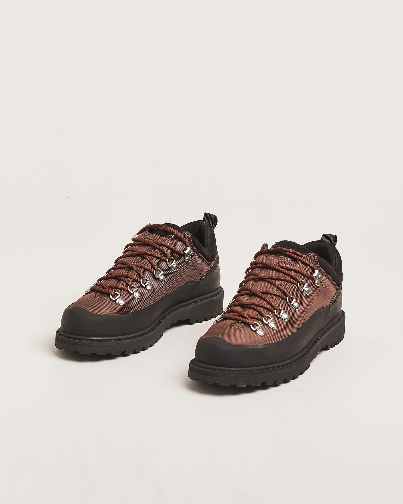 Heren | Laarzen | Diemme | Roccia Basso Sport Low Boot Mogano Fabric