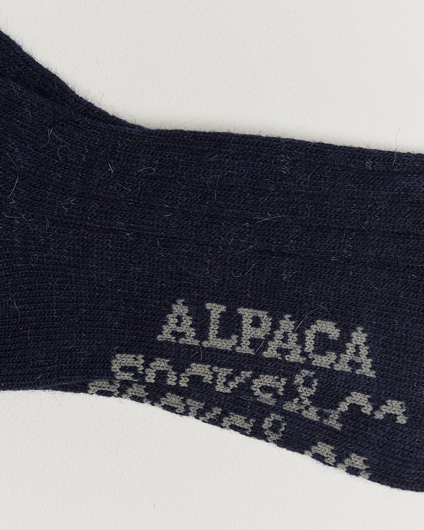 Heren | Ondergoed | Alpacasocks & Co | 2-Pack Ribbed Alpacka Wool Socks Navy