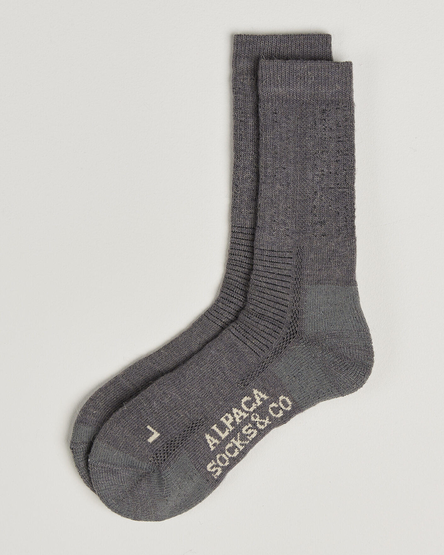 Heren | Ondergoed | Alpacasocks & Co | 2-Pack Heavy Alpacka Wool Socks Dark Grey