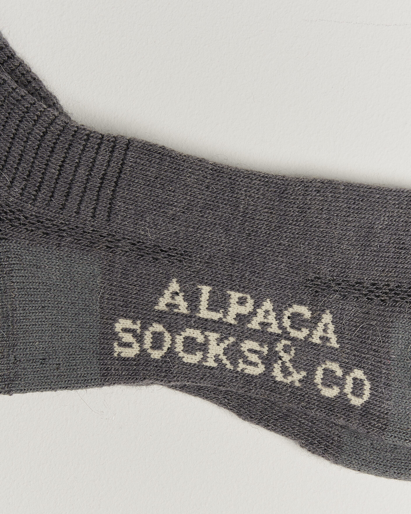 Heren | Ondergoed | Alpacasocks & Co | 2-Pack Heavy Alpacka Wool Socks Dark Grey