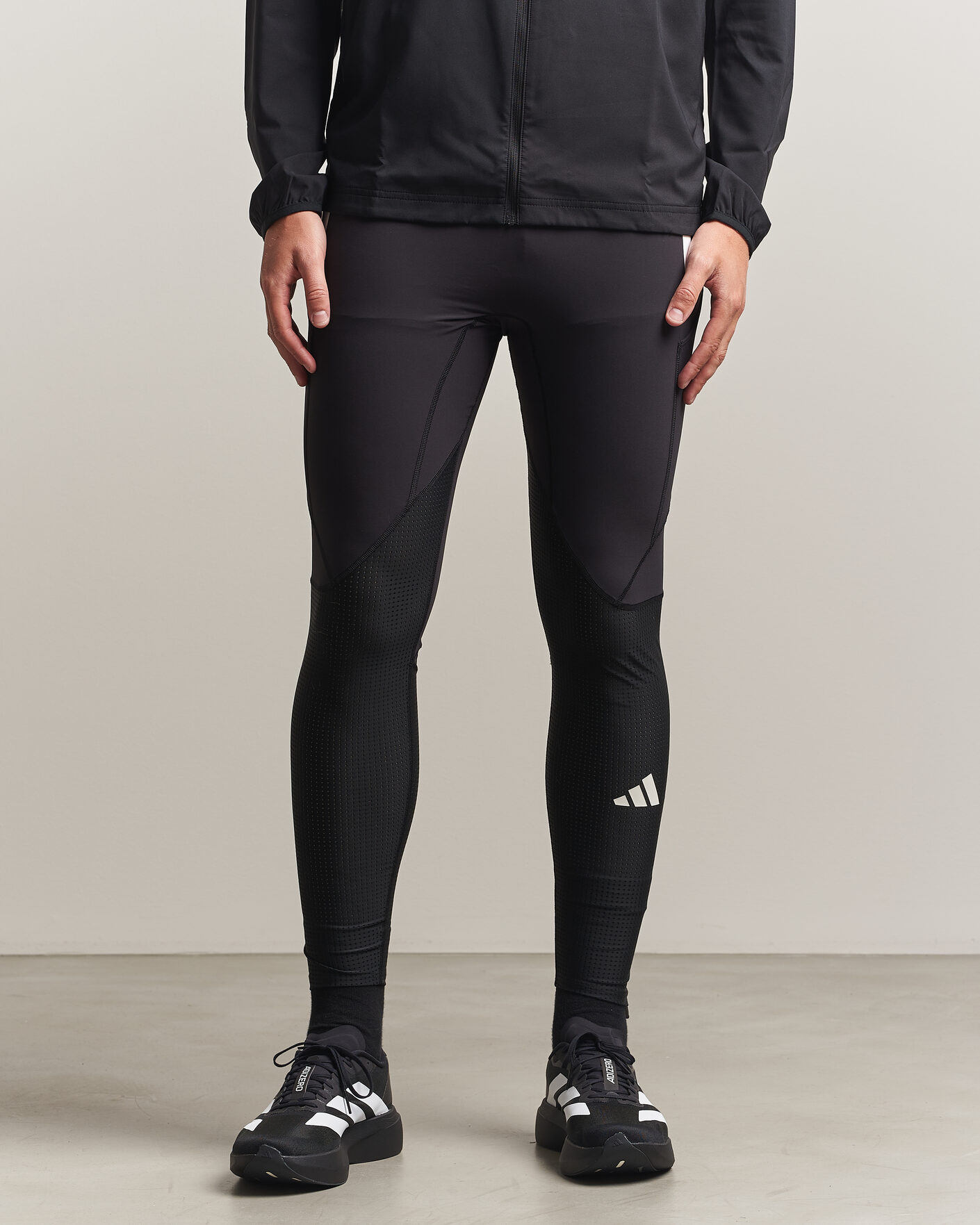 Heren | Broeken | adidas Performance | Adizero Running Tights Black