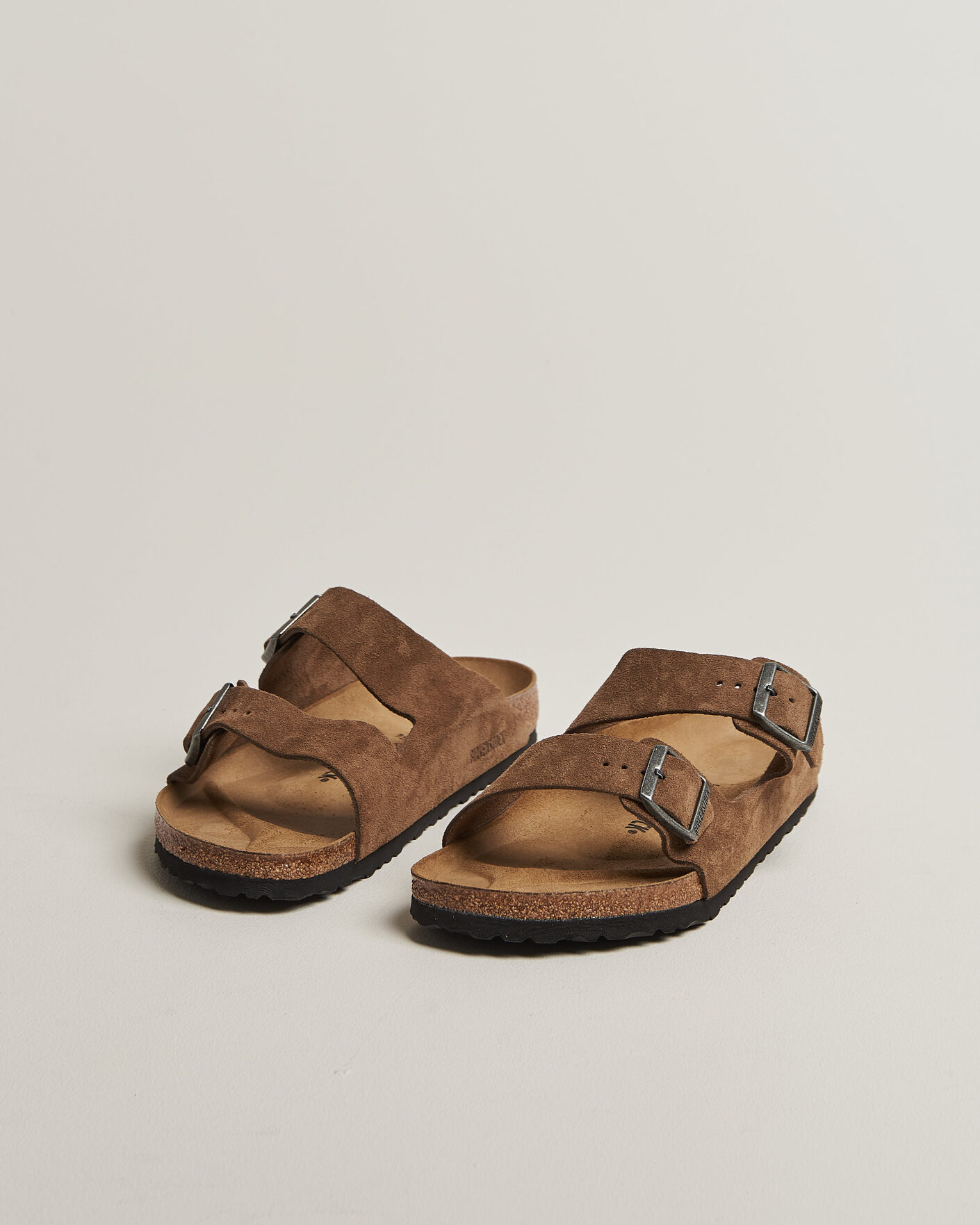 Heren | Sandalen slides | BIRKENSTOCK | Arizona Classic Footbed Dark Tea Suede
