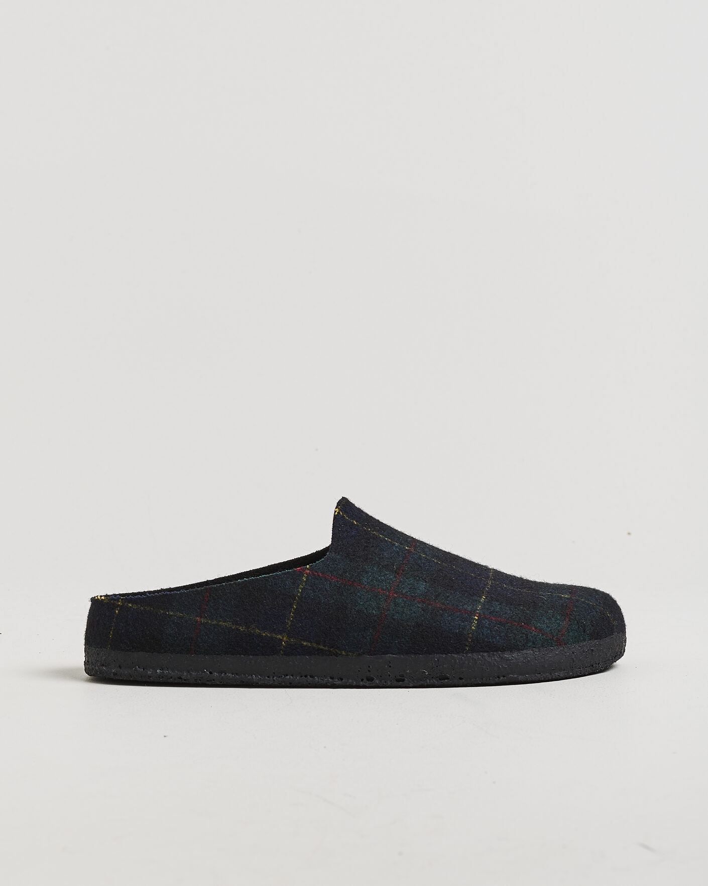 Heren | Sandalen slides | BIRKENSTOCK | Amsterdam Wrapped Dip Shearling Green Navy Plaid