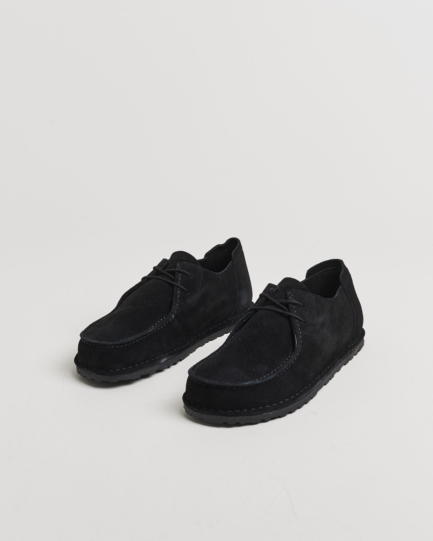 Heren | Instappers | BIRKENSTOCK | Utti Lace Loafer Black Suede