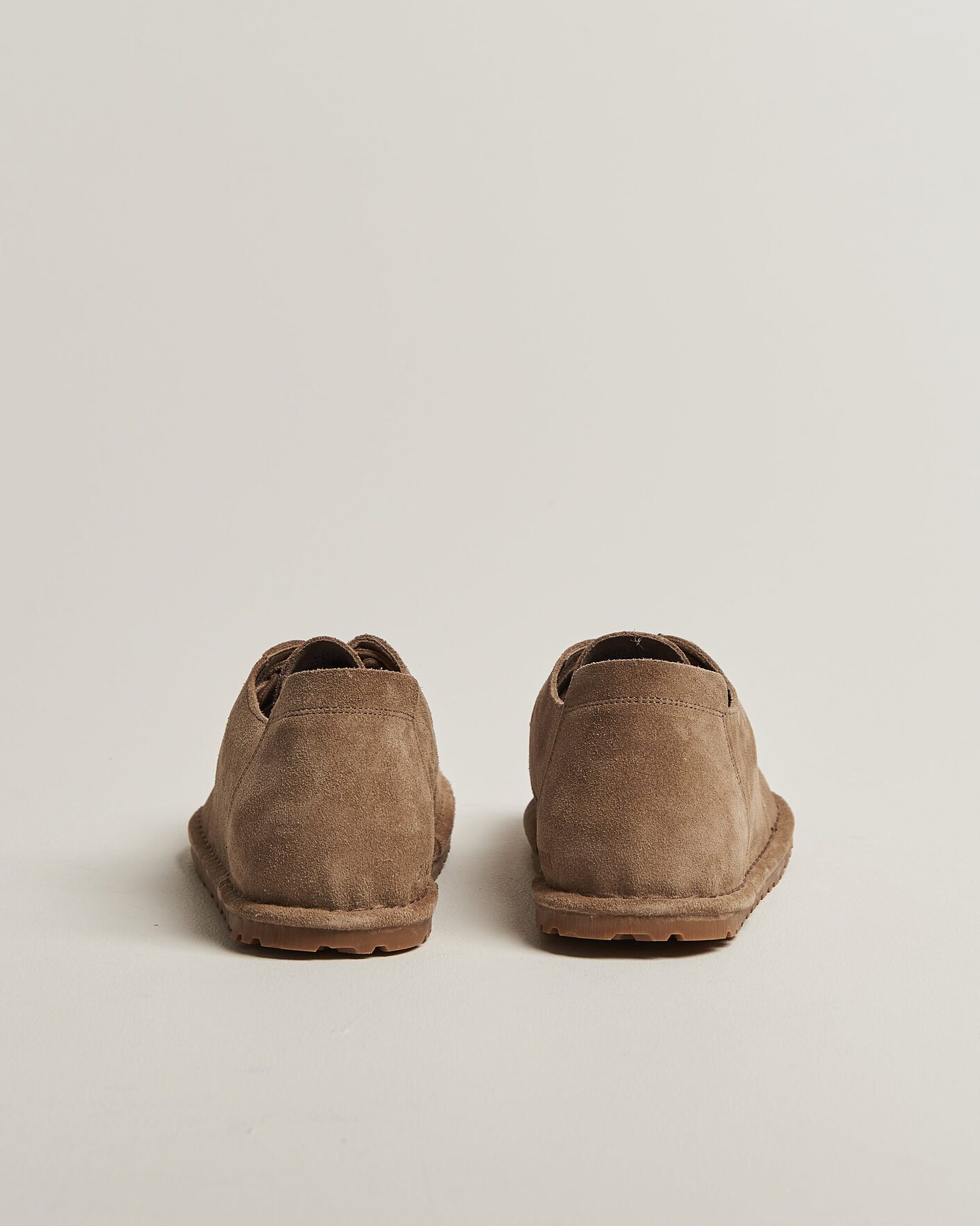 Heren | Instappers | BIRKENSTOCK | Utti Lace Loafer Gray Taupe Suede