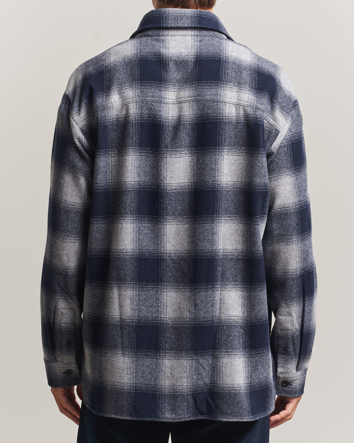 Heren | Overhemden | A.P.C. | Malaury Checked Overshirt Light Grey