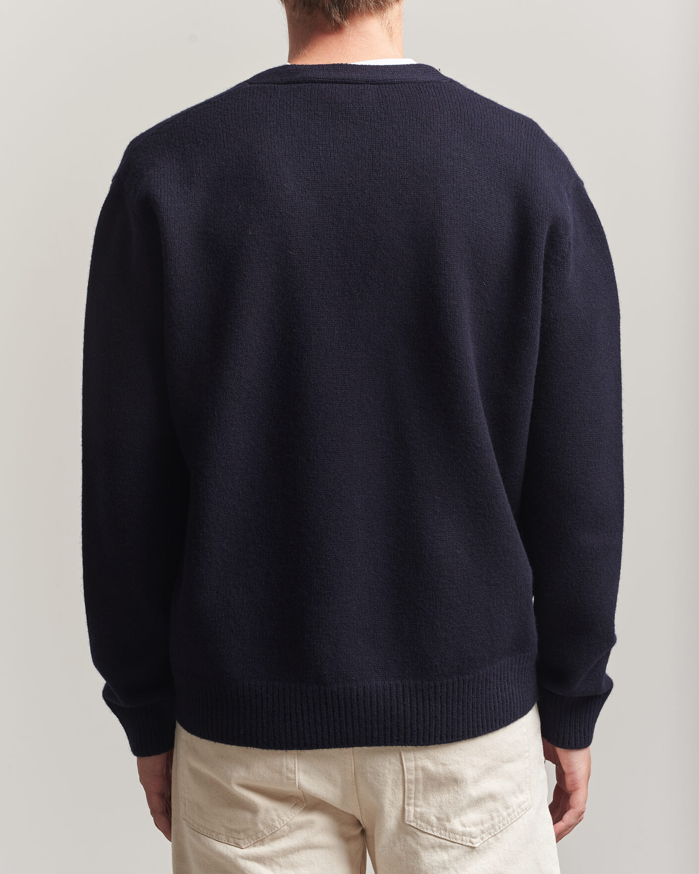 Heren | Truien | A.P.C. | Kevin Wool Knitted Cardigan Dark Navy