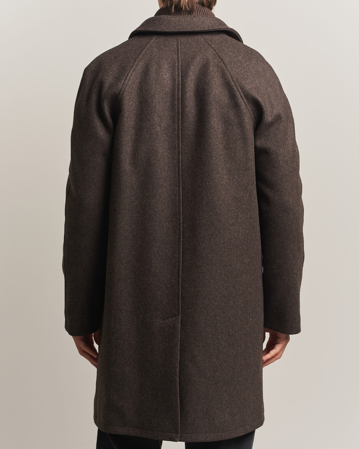 Heren | Jassen | A.P.C. | Auster Wool Coat Maroon Melange