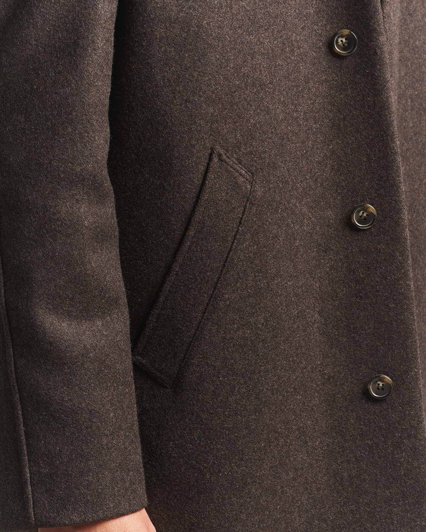 Heren | Jassen | A.P.C. | Auster Wool Coat Maroon Melange