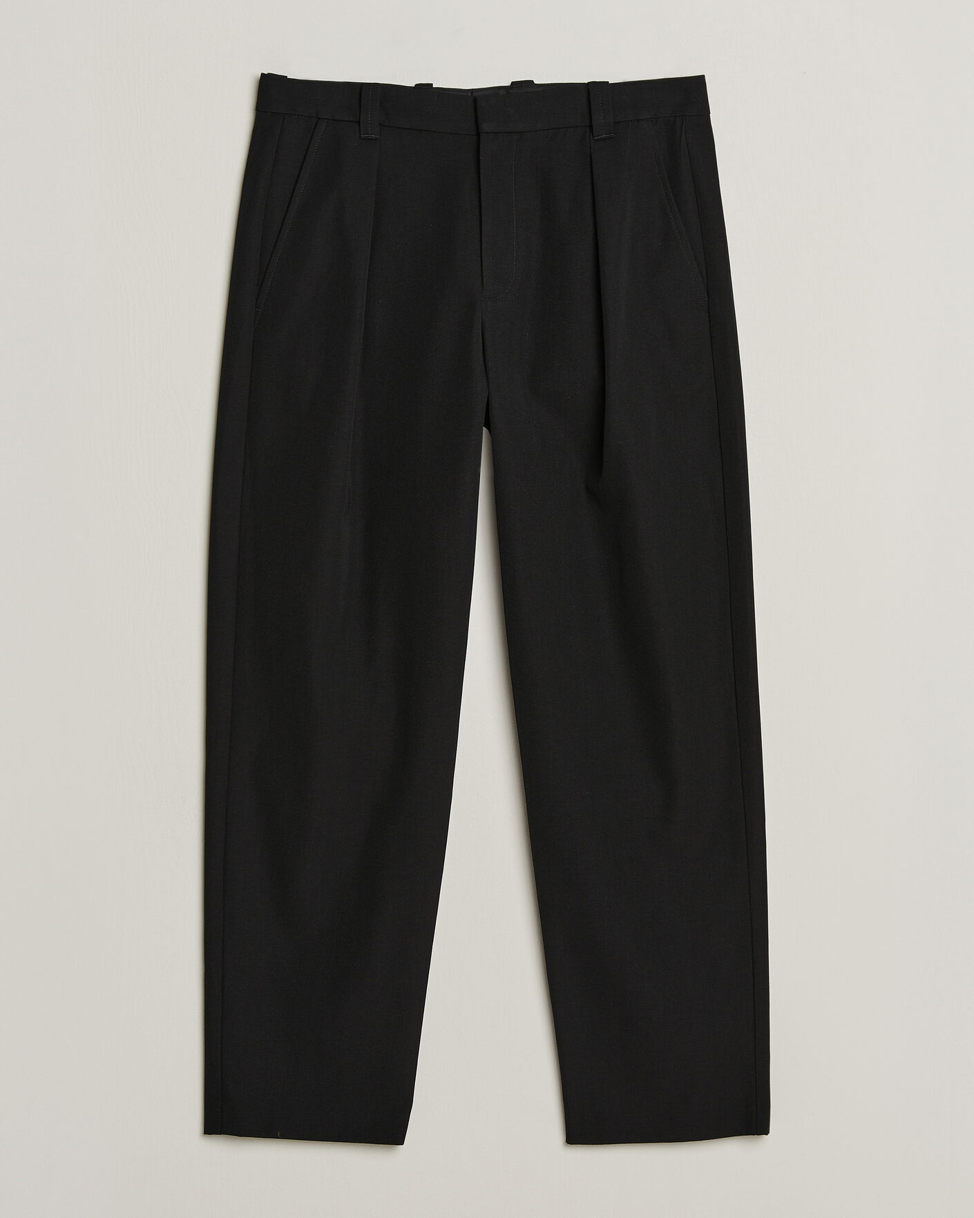 Heren | Broeken | A.P.C. | Renato Pleated Trousers Black