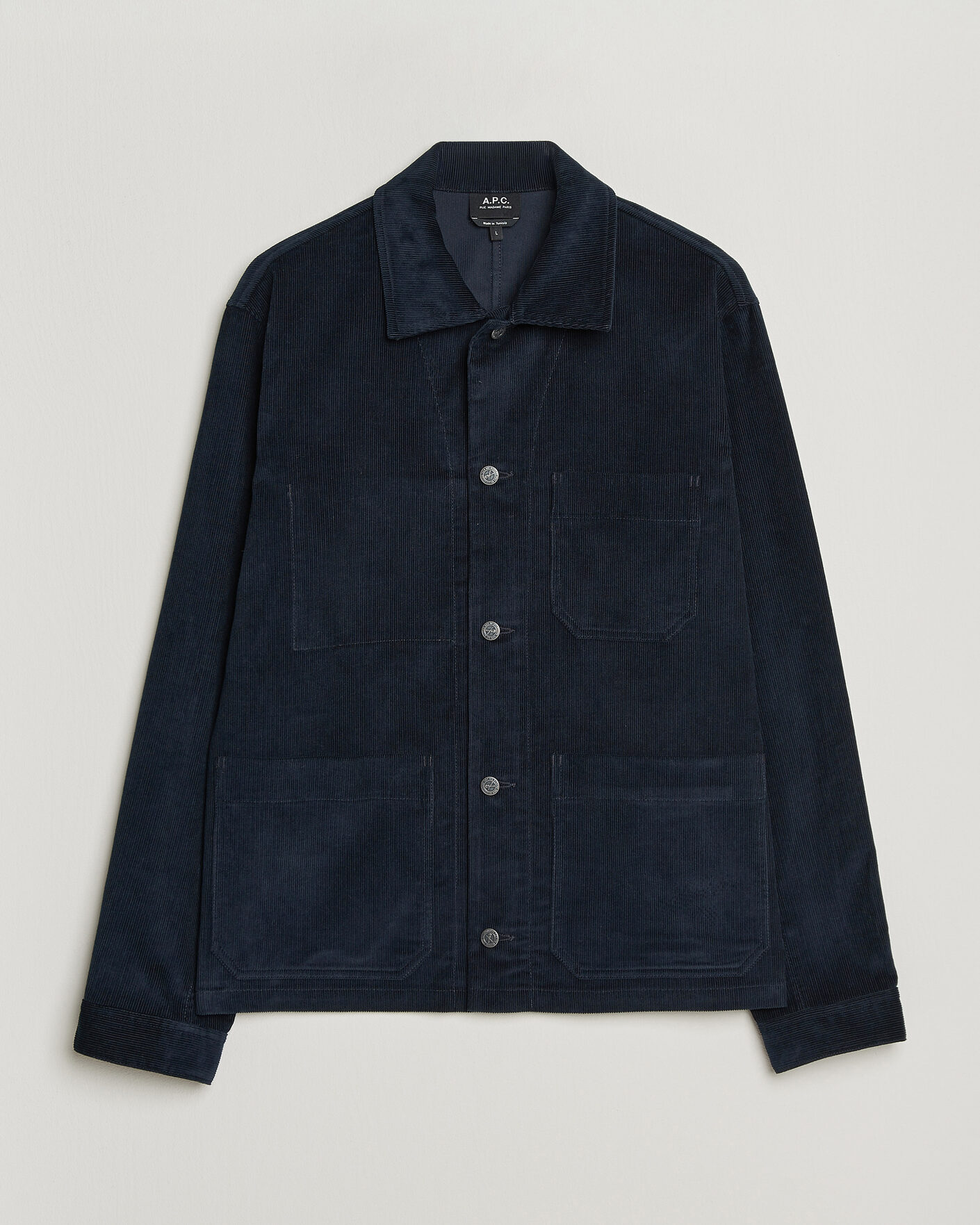 Heren | Overhemden | A.P.C. | New Rodney Corduroy Overshirt Dark Navy