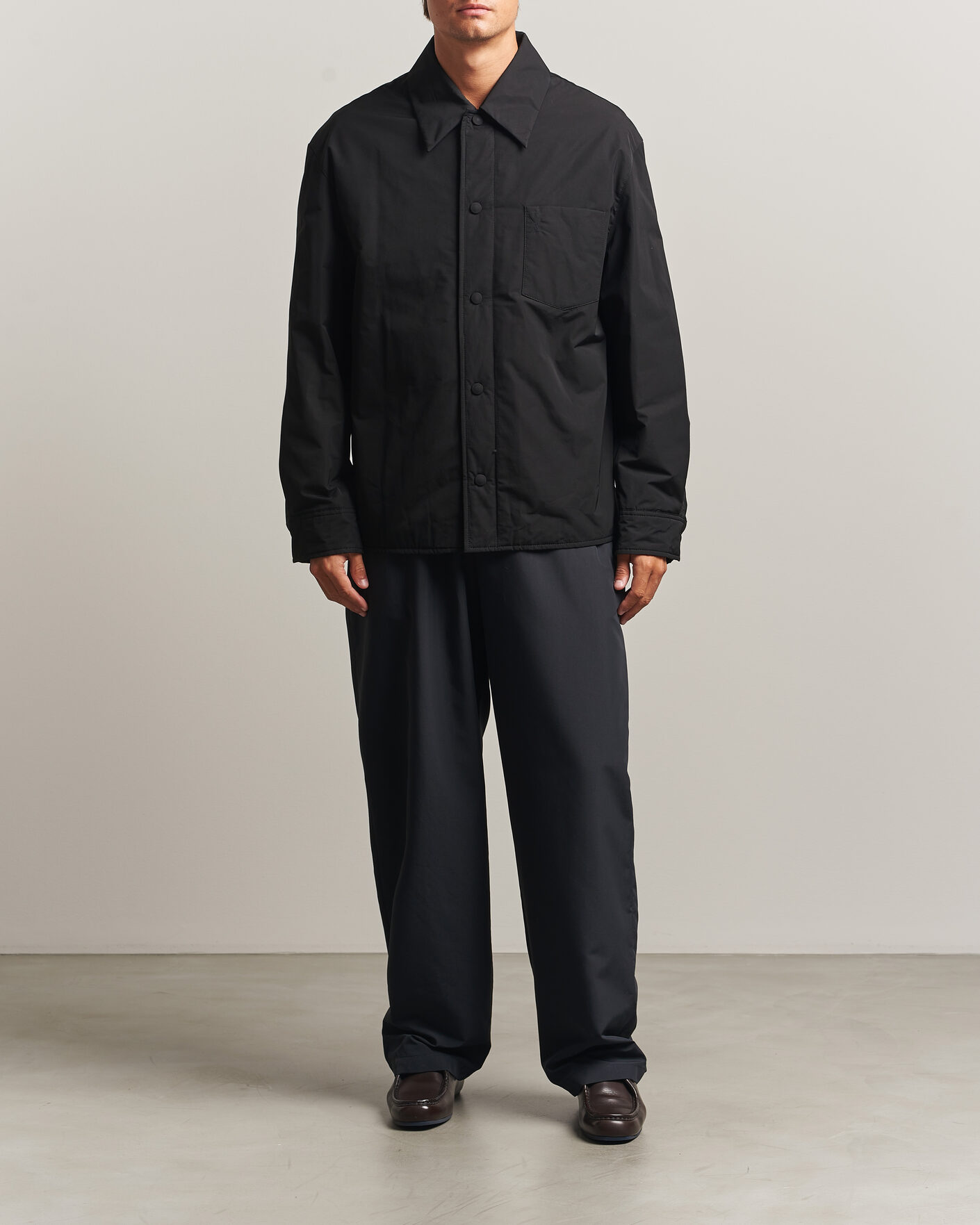 Heren | Jassen | AMI | Padded Shirt Jacket Black