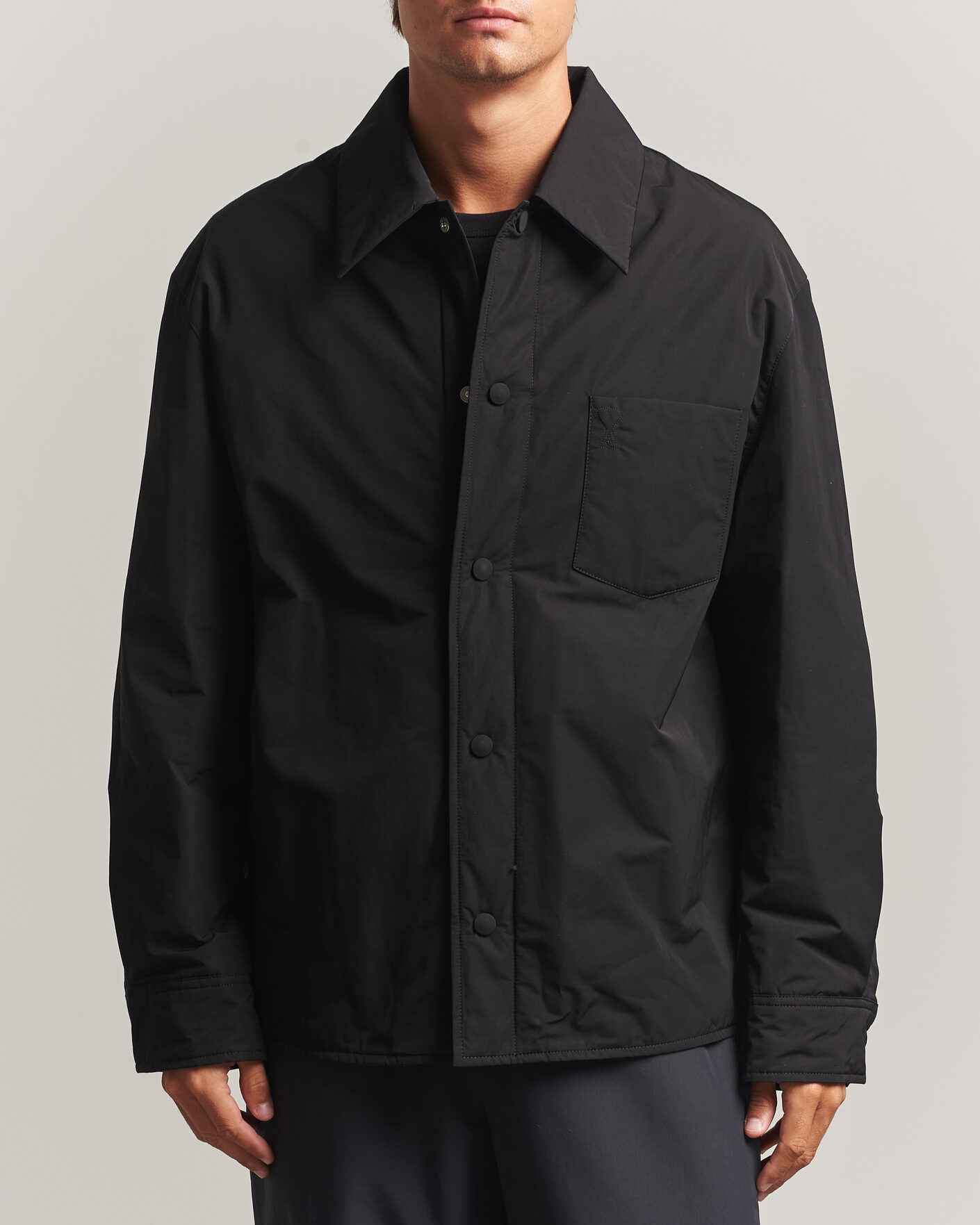 Heren | Jassen | AMI | Padded Shirt Jacket Black