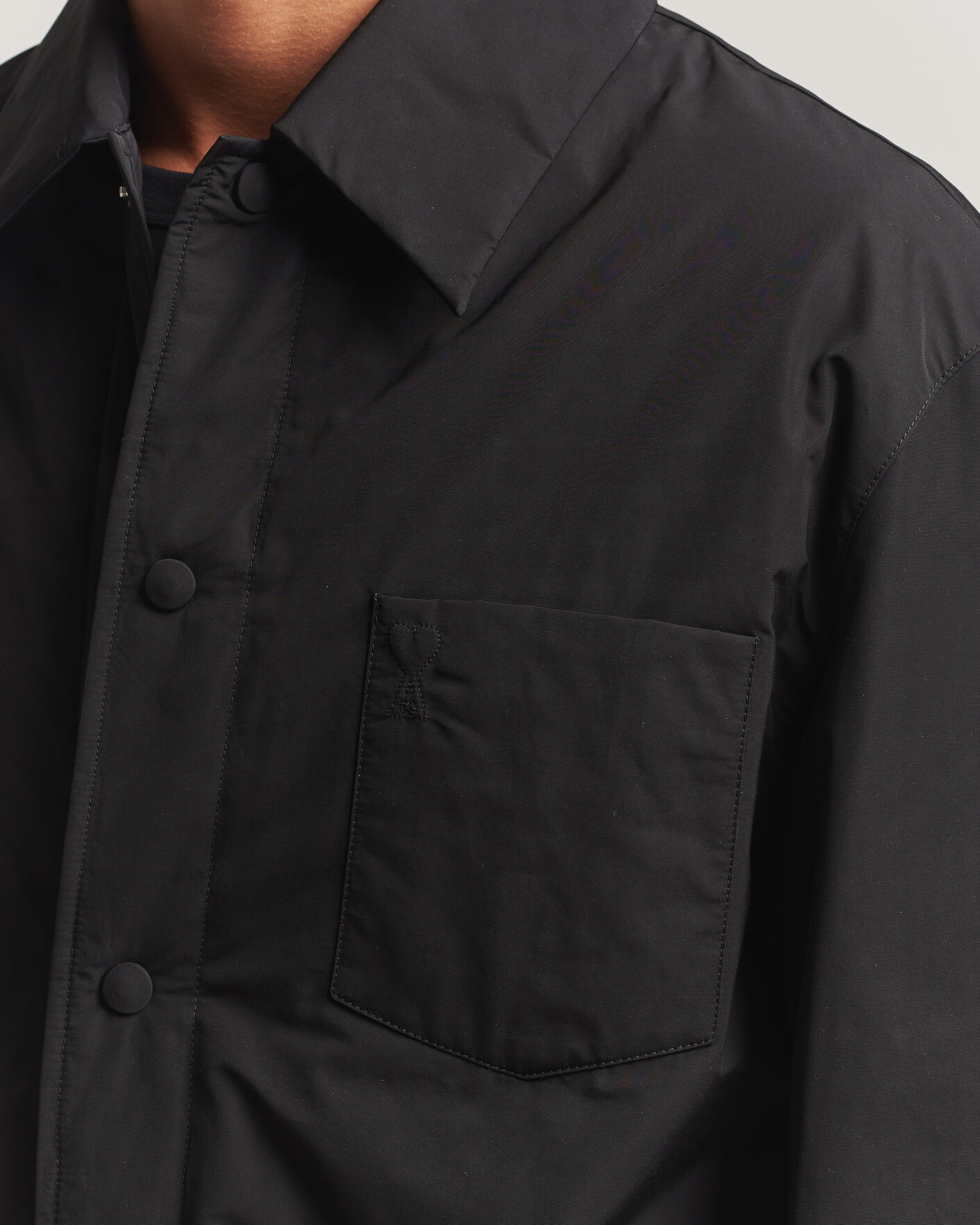 Heren | Jassen | AMI | Padded Shirt Jacket Black