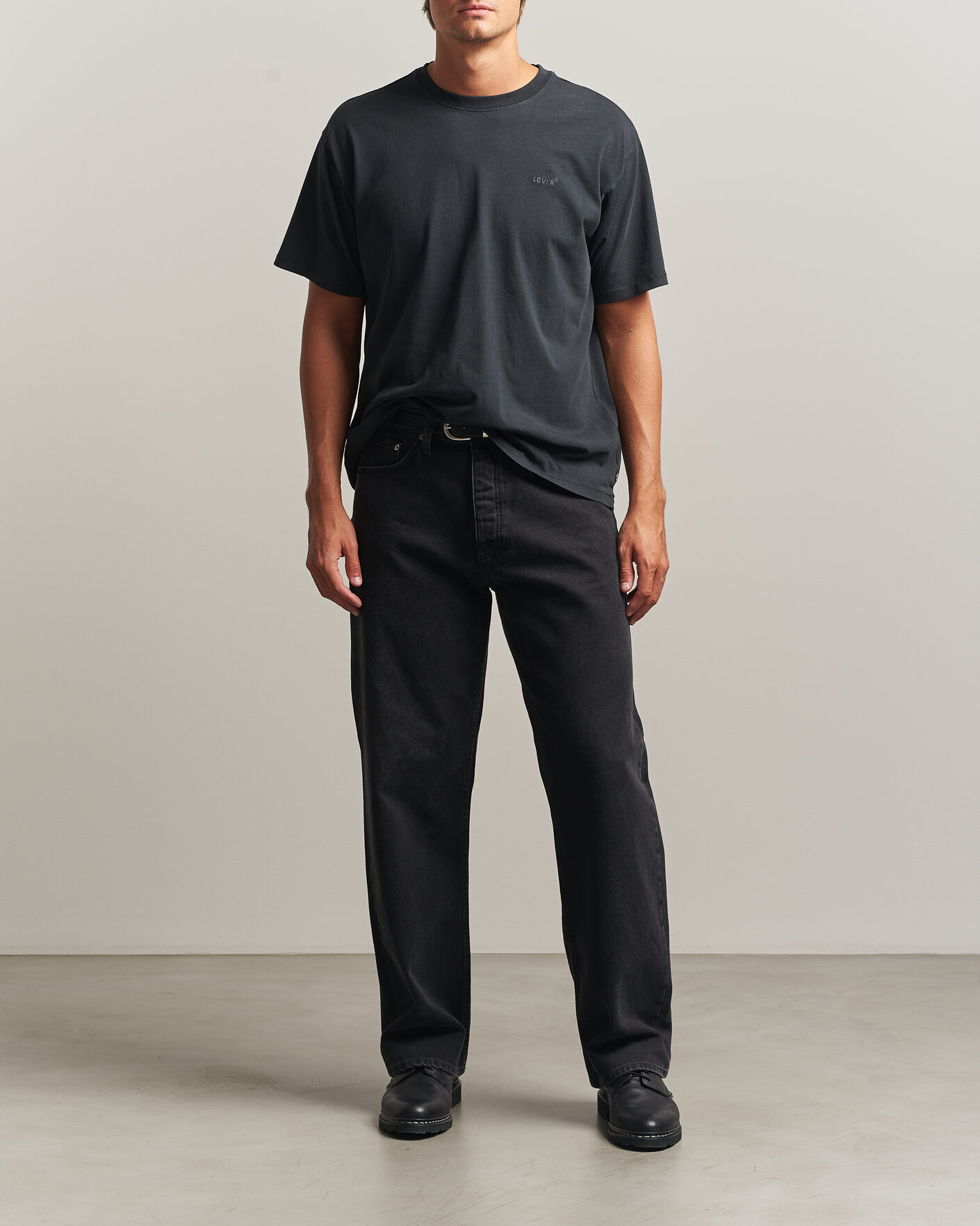 Heren | T-shirts | Levi's | Red Tab Vintage T-Shirt Weathered Finish Jet Black