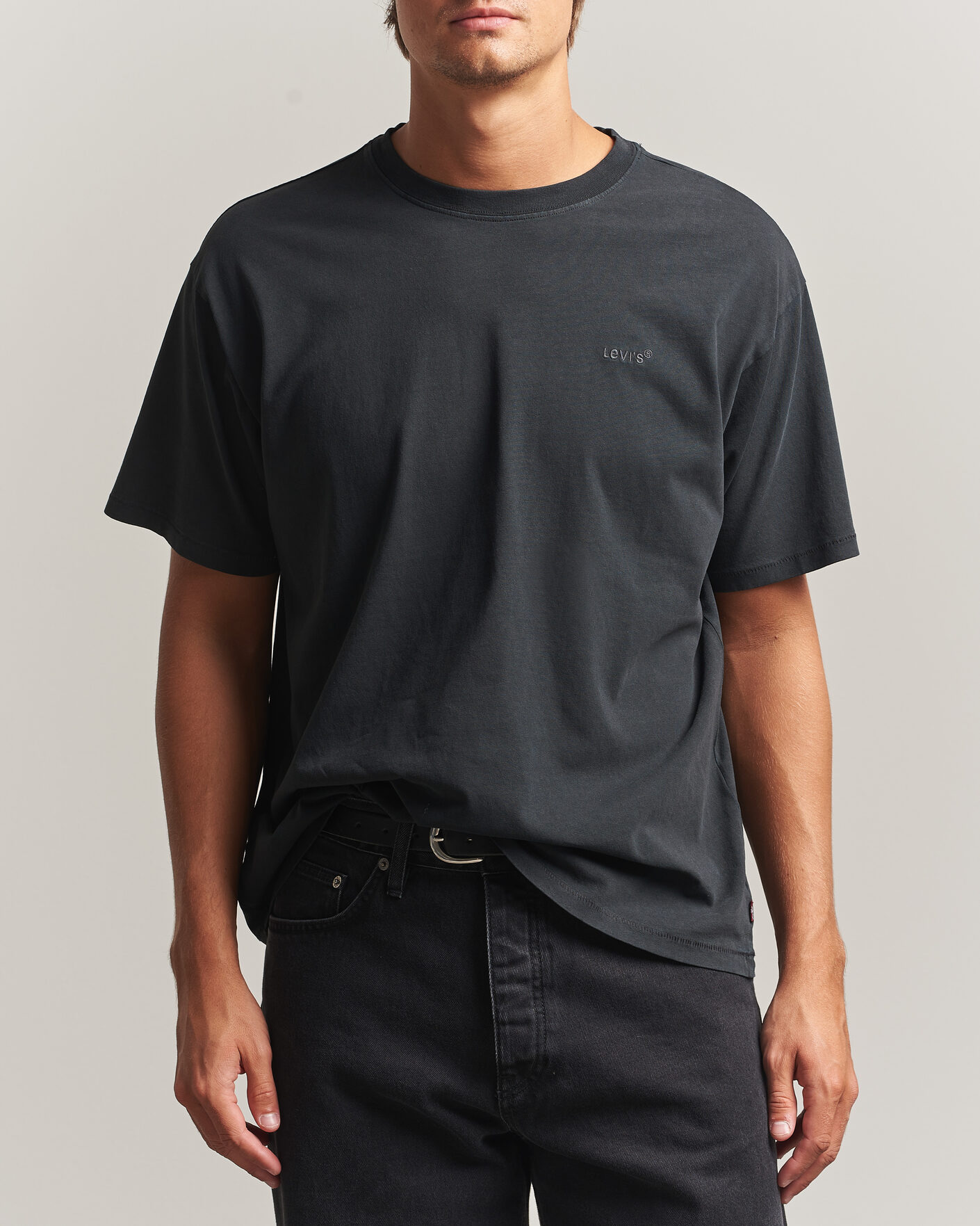 Heren | T-shirts | Levi's | Red Tab Vintage T-Shirt Weathered Finish Jet Black