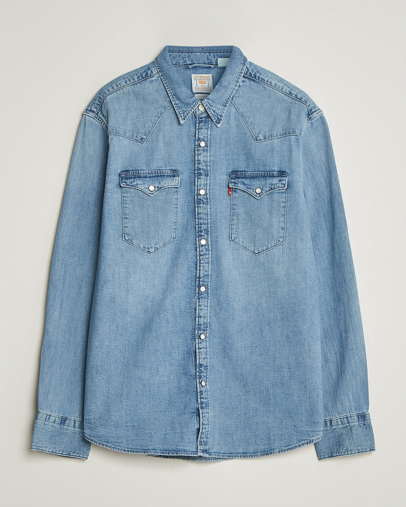 Heren | Overhemden | Levi's | Barstow Western Standard Shirt Blue Sky Mountain Light