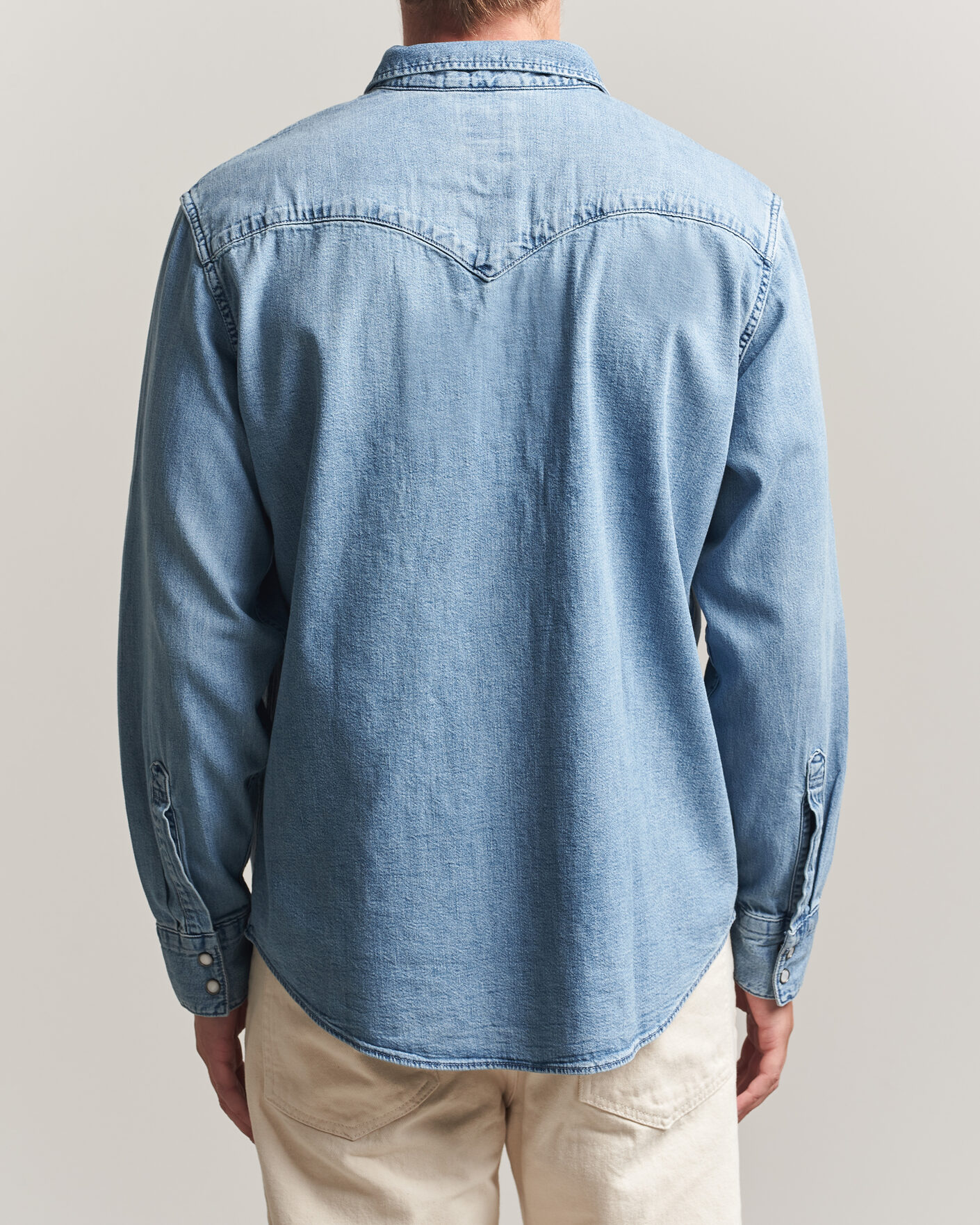 Heren | Overhemden | Levi's | Barstow Western Standard Shirt Blue Sky Mountain Light