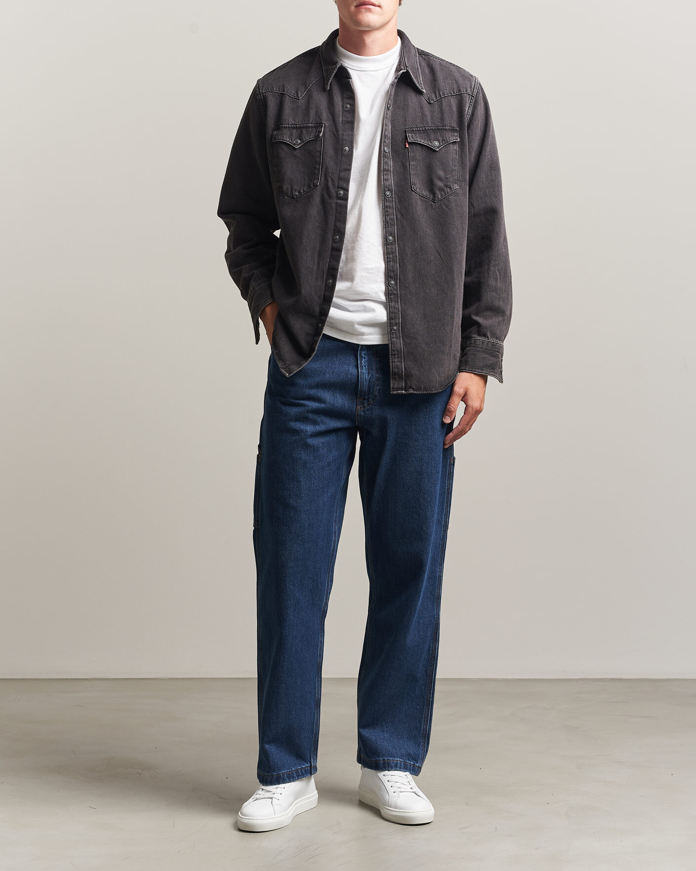 Heren | Overhemden | Levi's | Barstow Western Standard Shirt Thermodapt Black