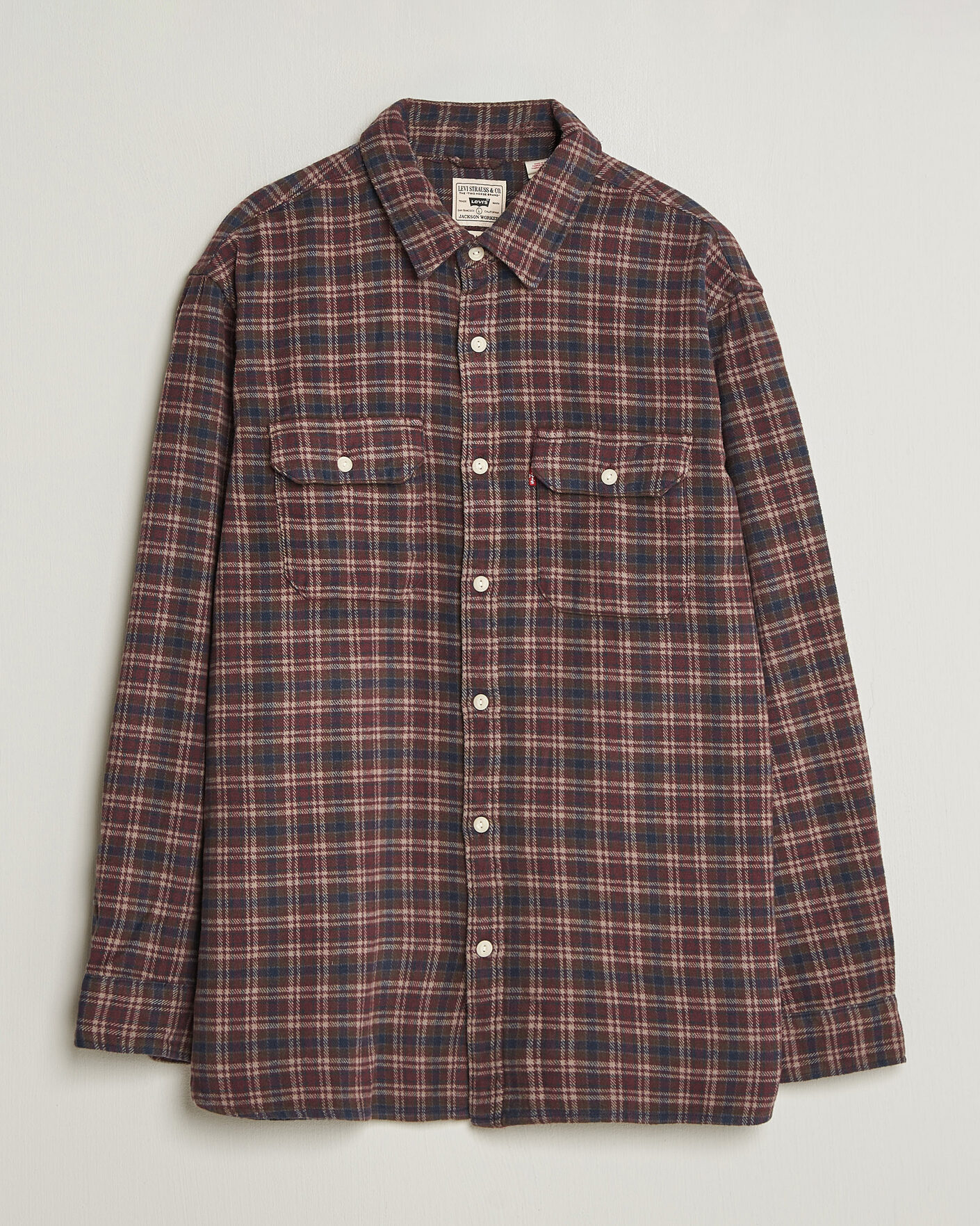 Heren | Overhemden | Levi's | Jackson Worker Shirt Vineyard Wine