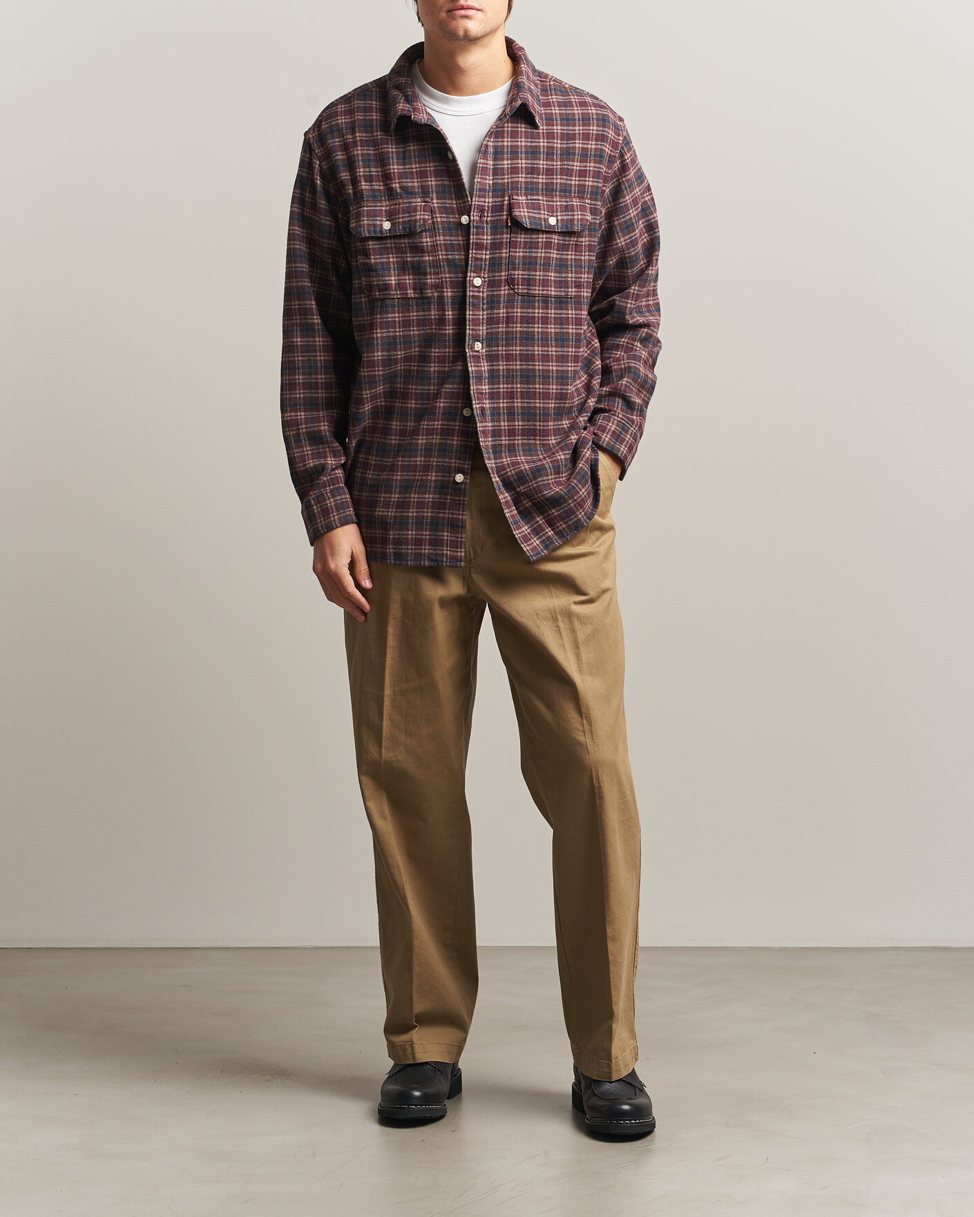 Heren | Overhemden | Levi's | Jackson Worker Shirt Vineyard Wine