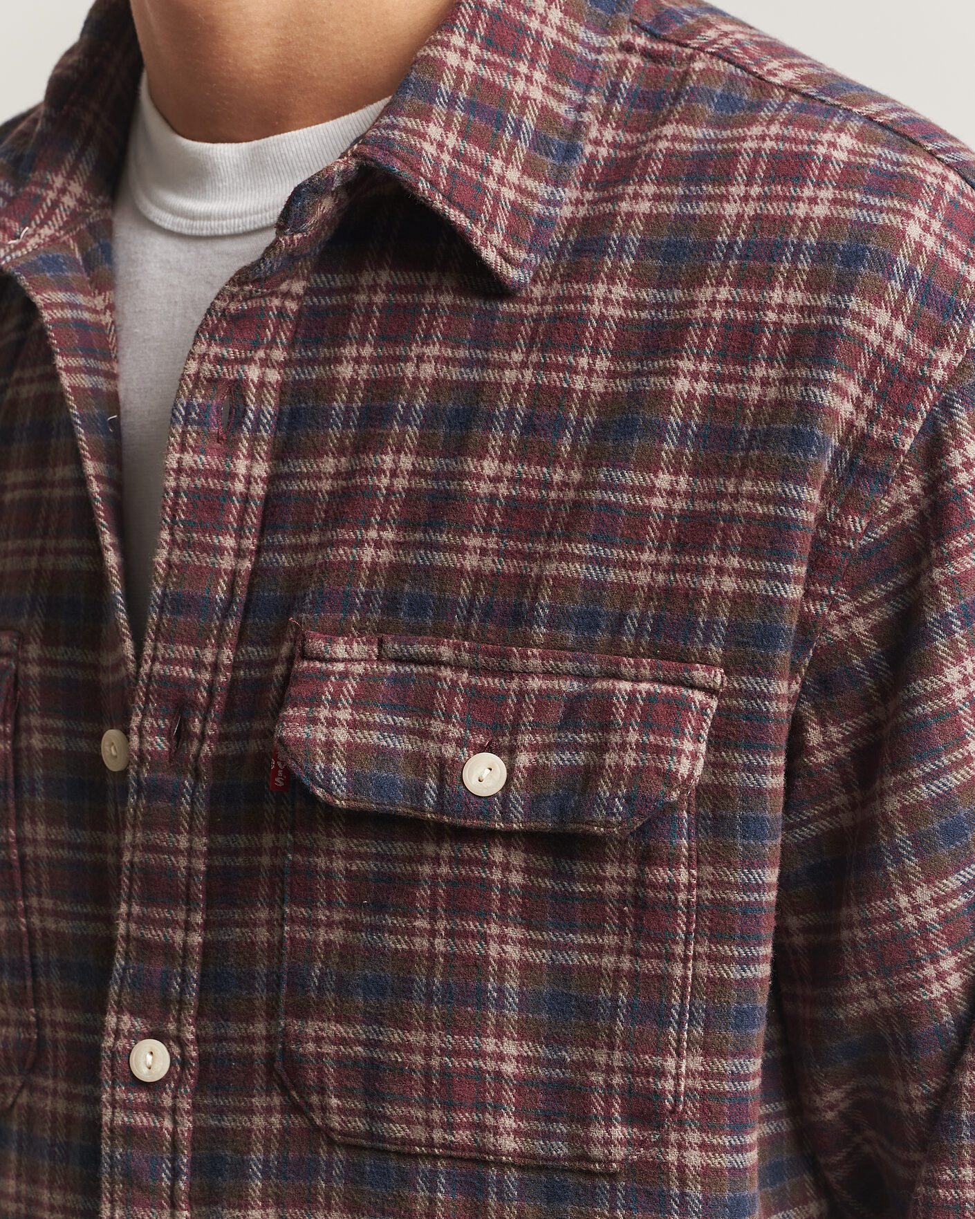 Heren | Overhemden | Levi's | Jackson Worker Shirt Vineyard Wine