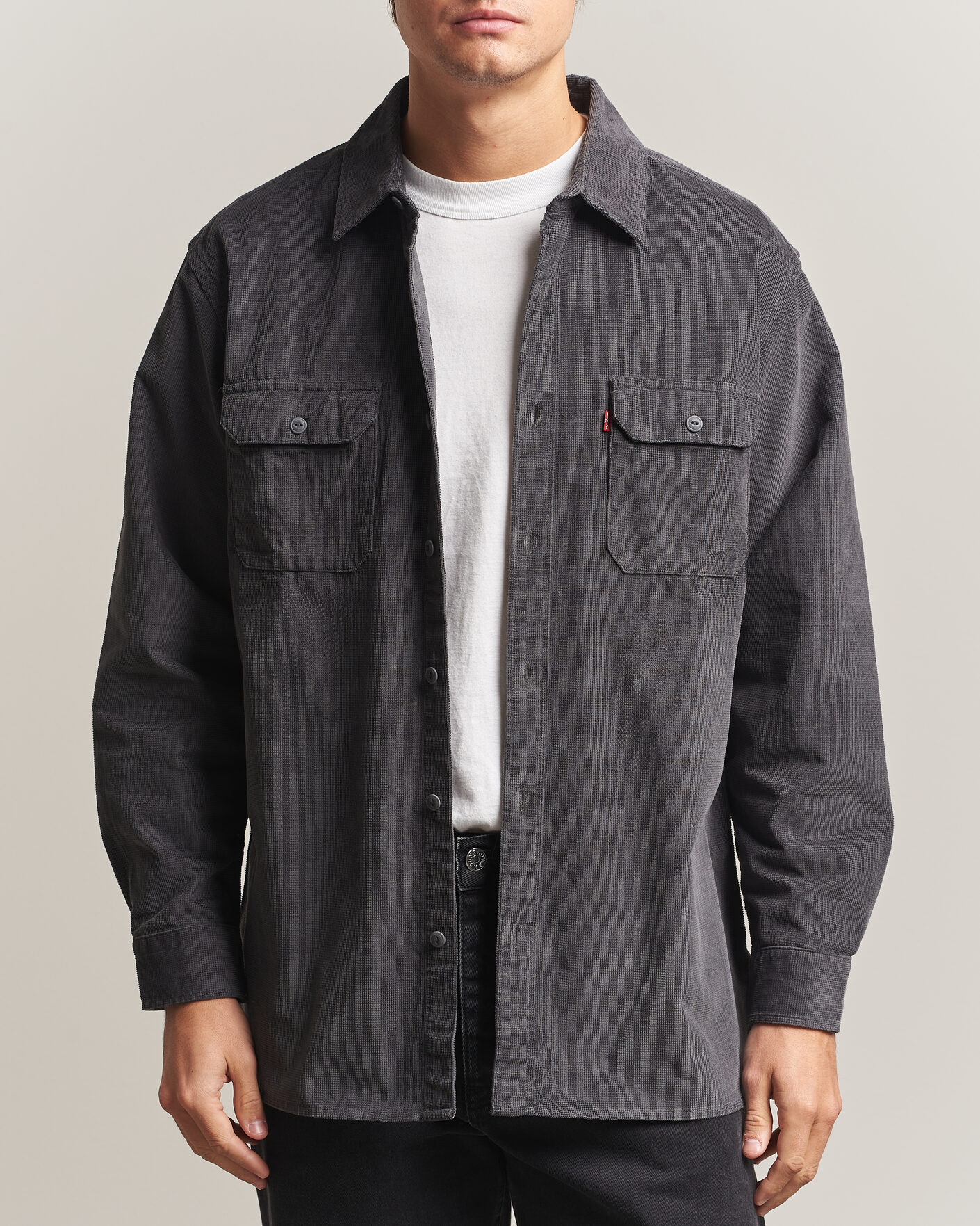 Heren | Overhemden | Levi's | Jackson Corduroy Worker Shirt Greystroke