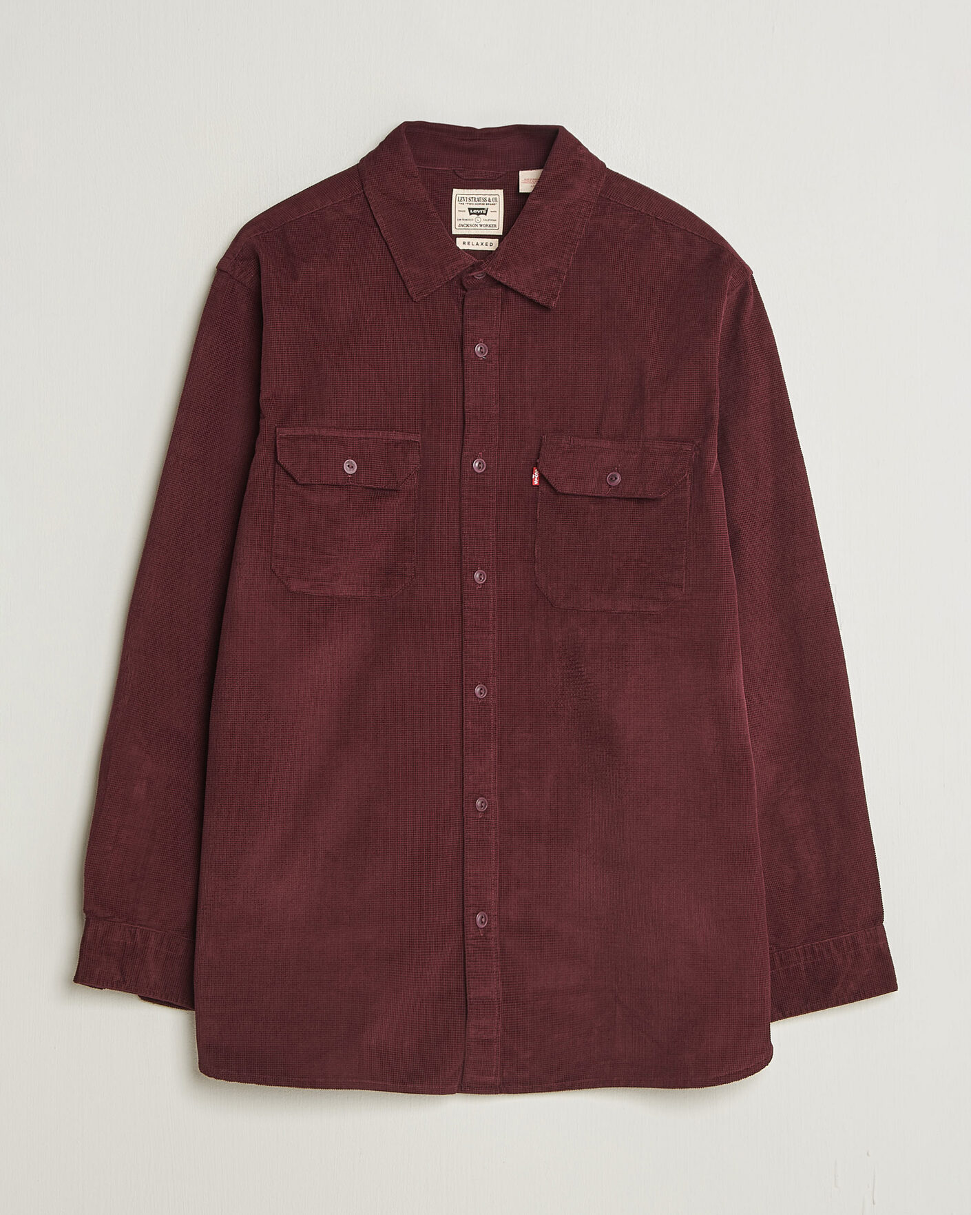 Heren | Overhemden | Levi's | Jackson Corduroy Worker Shirt Vineyard Wine