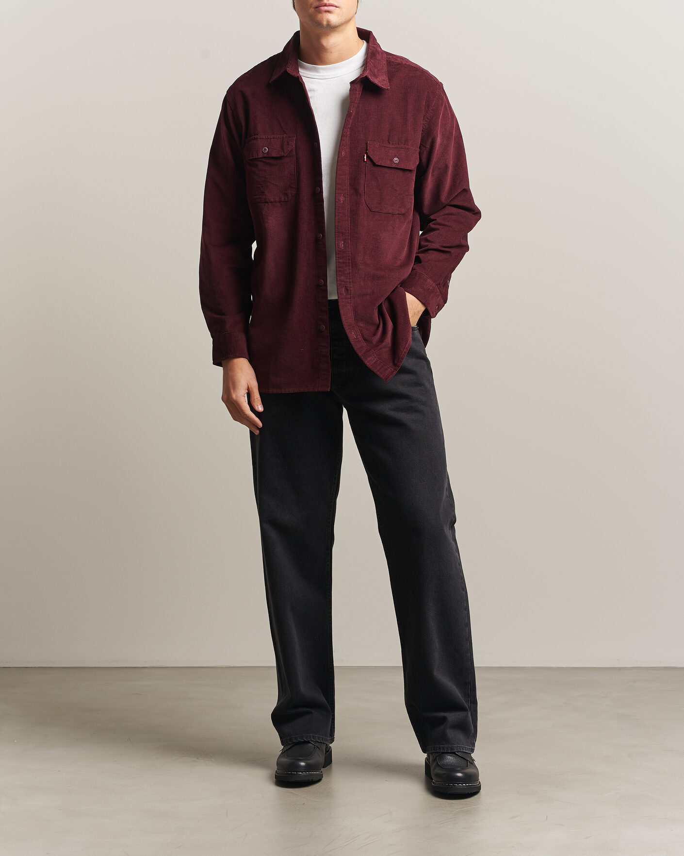 Heren | Overhemden | Levi's | Jackson Corduroy Worker Shirt Vineyard Wine
