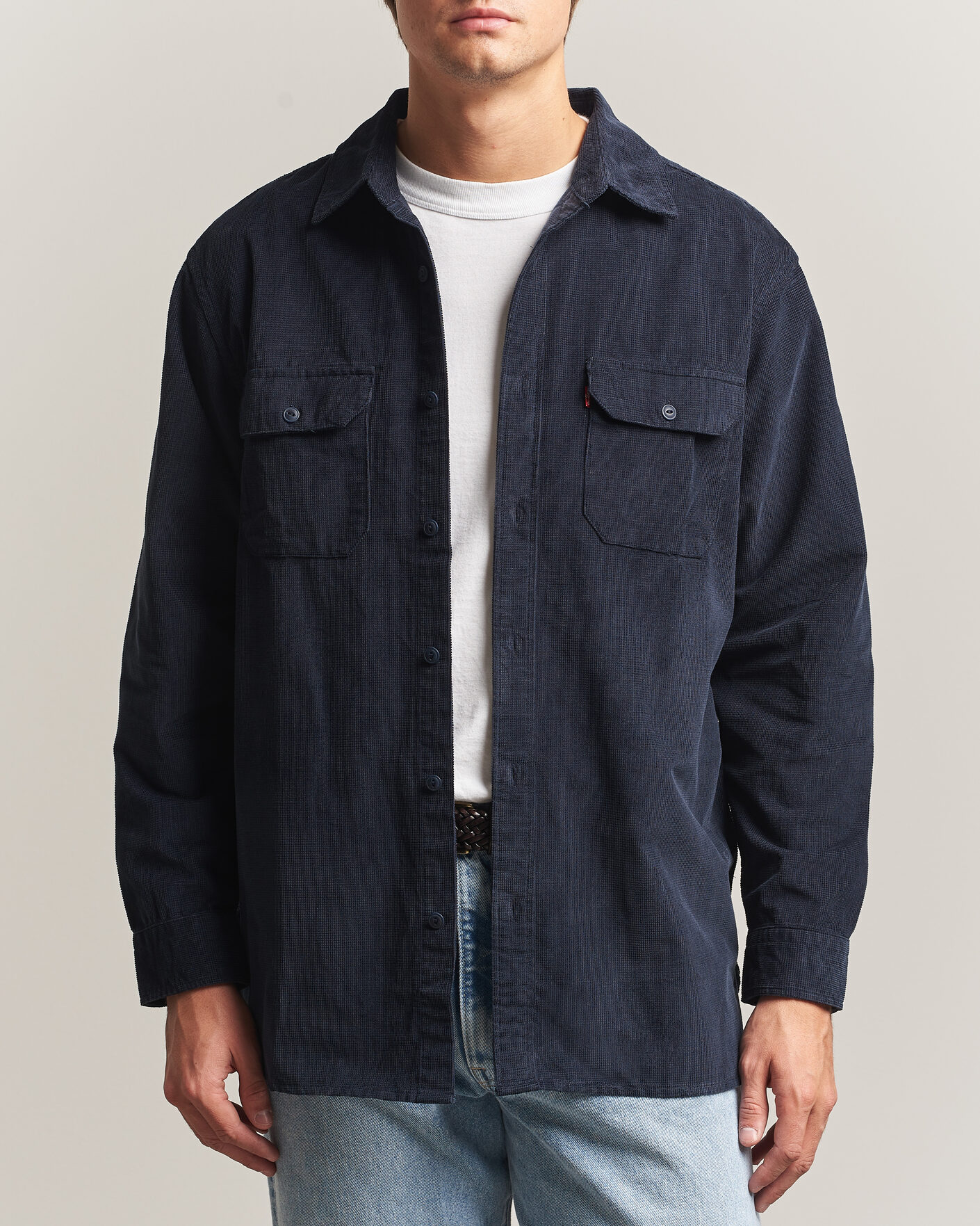 Heren | Overhemden | Levi's | Jackson Corduroy Worker Shirt Nightfall Navy