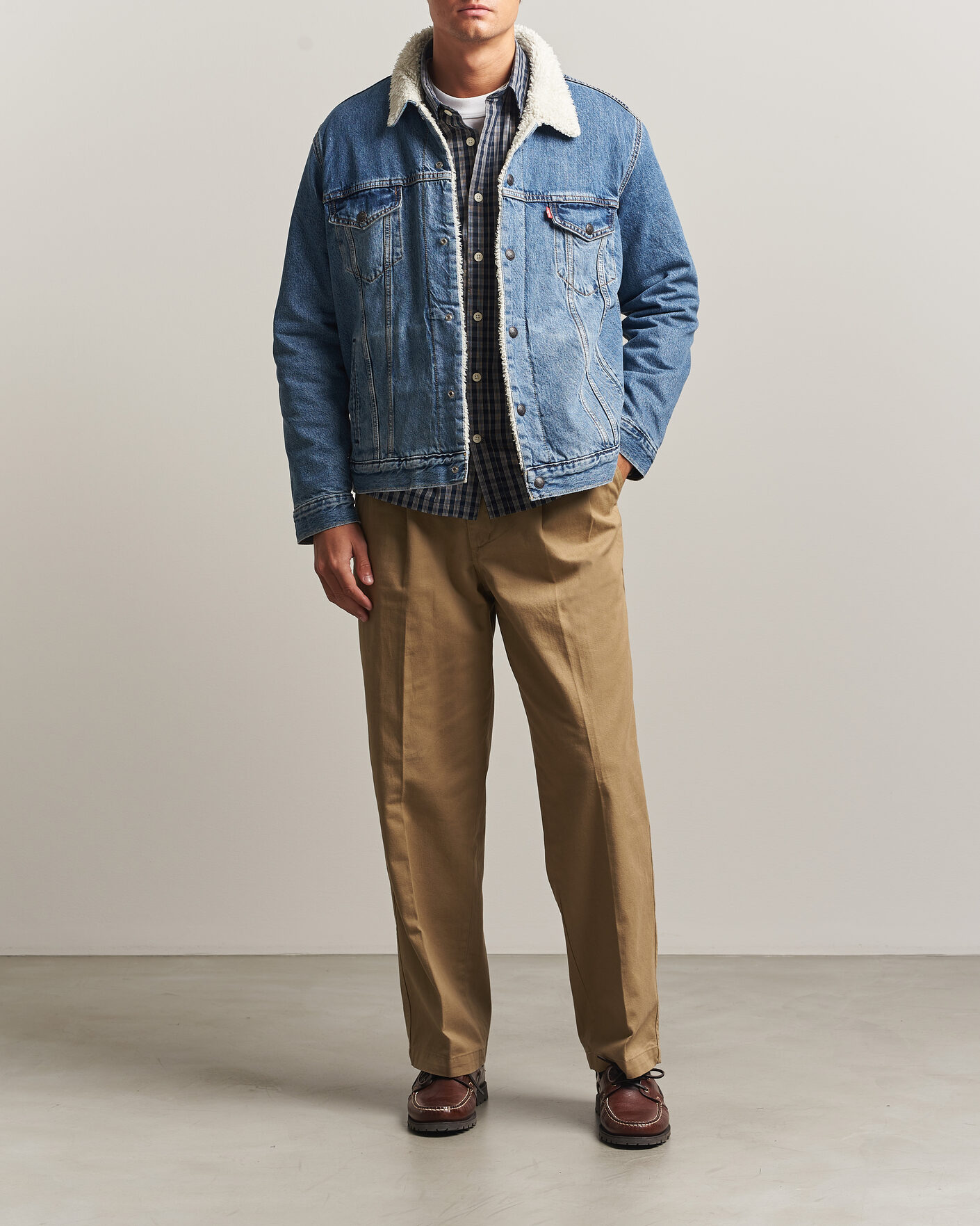 Heren | Jassen | Levi's | Type 3 Sherpa Trucker Washed Away