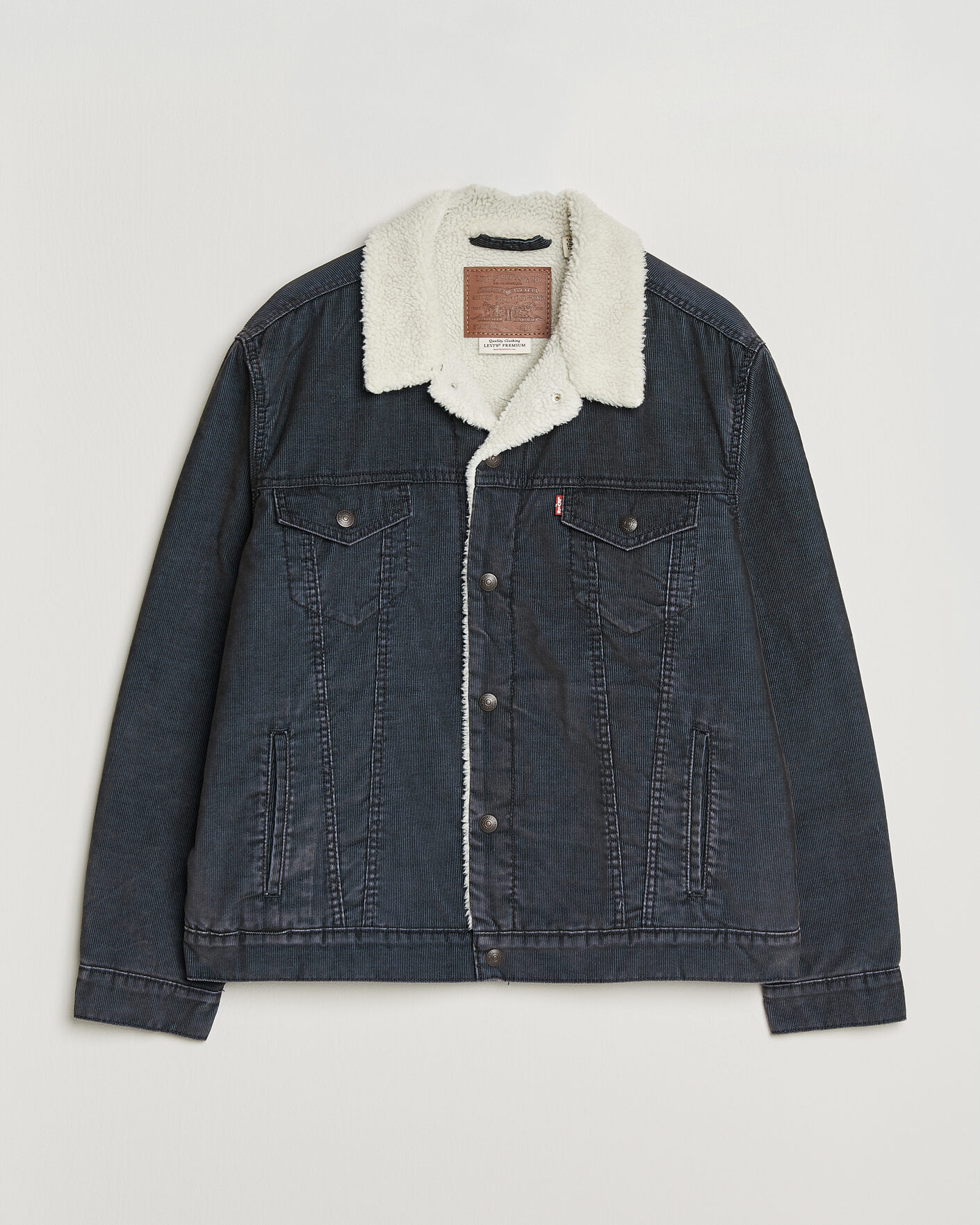 Heren | Jassen | Levi's | Type 3 Sherpa Trucker Worn-In Delft Steelhead