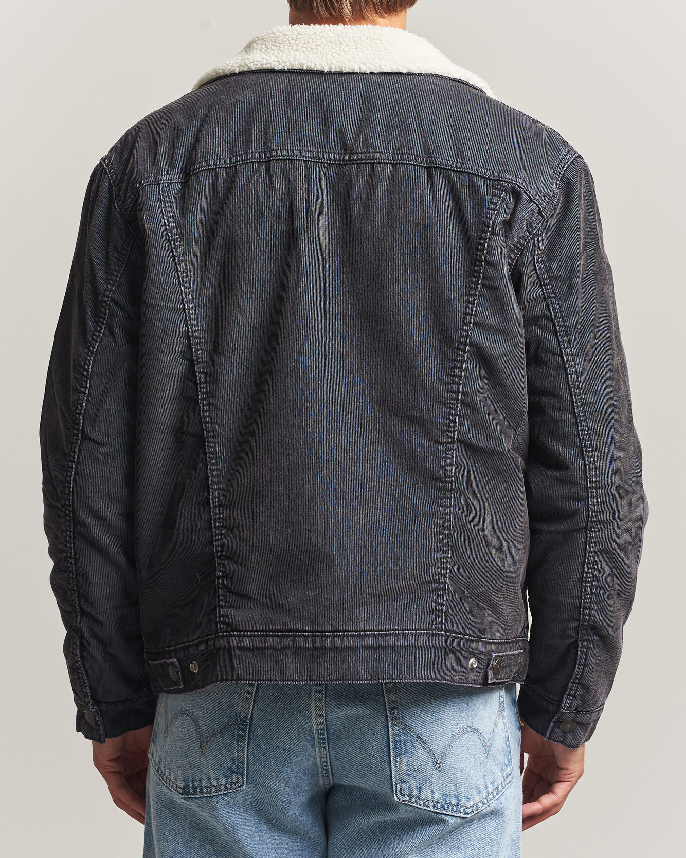 Heren | Jassen | Levi's | Type 3 Sherpa Trucker Worn-In Delft Steelhead