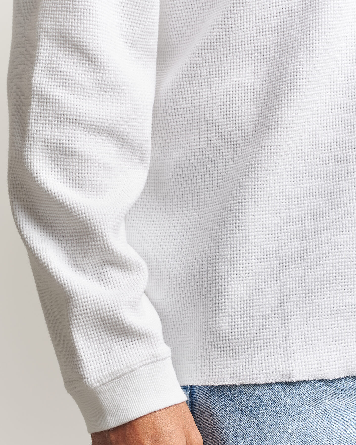 Heren | Truien | Levi's | Relaxed Henley Bright White