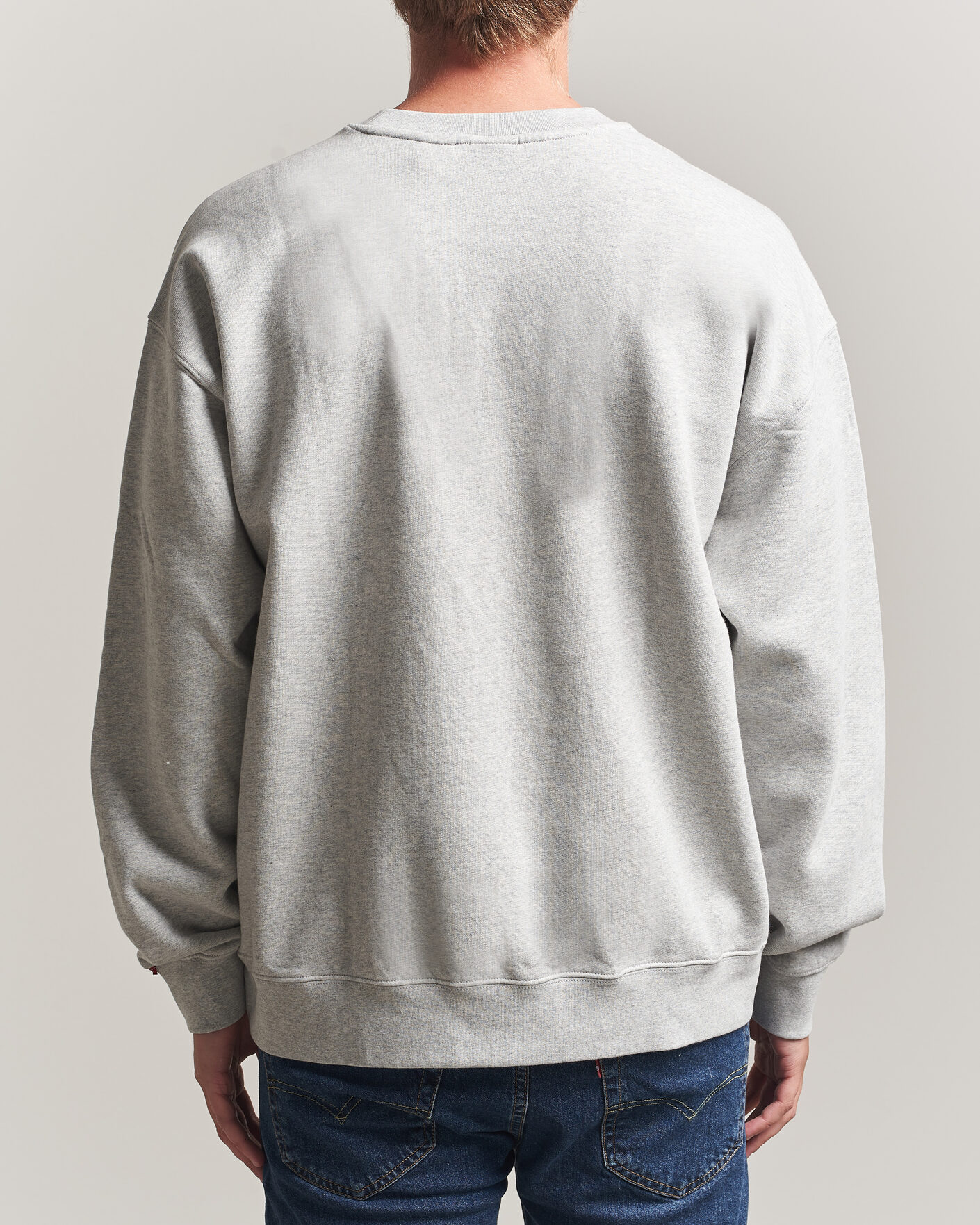 Heren | Truien | Levi's | Authentic Crew Neck Sweatshirt Light Grey Heather