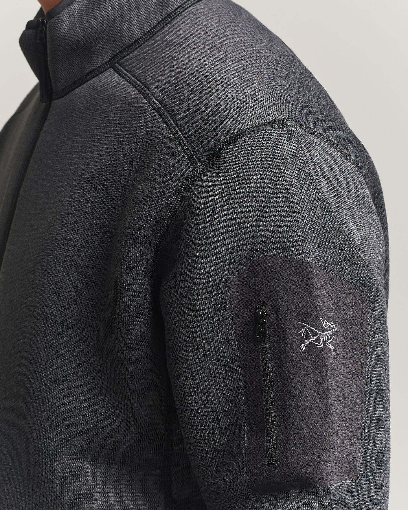 Heren | Truien | Arc'teryx | Covert Half Zip Black Heather