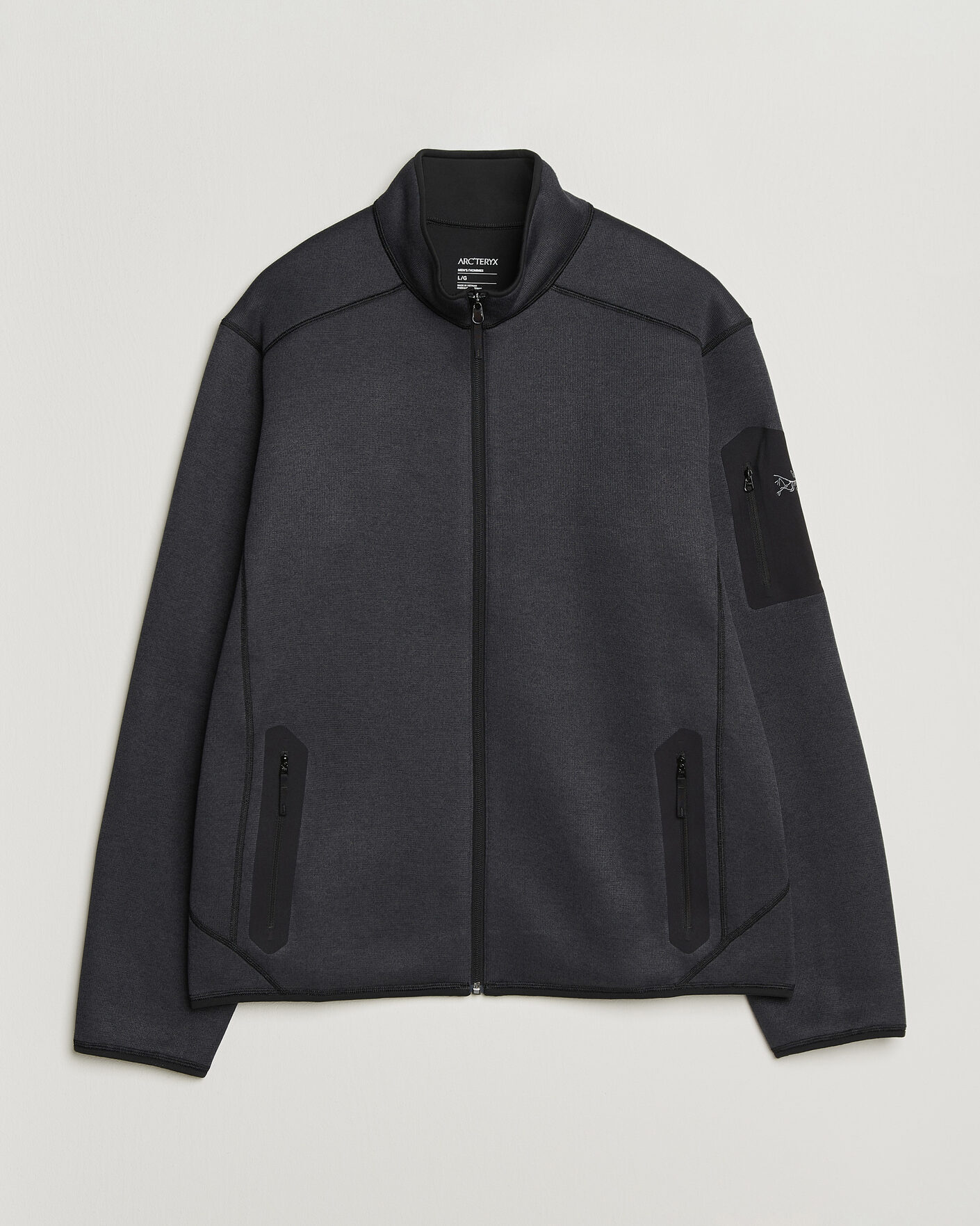 Heren | Truien | Arc'teryx | Covert Full Zip Black Heather