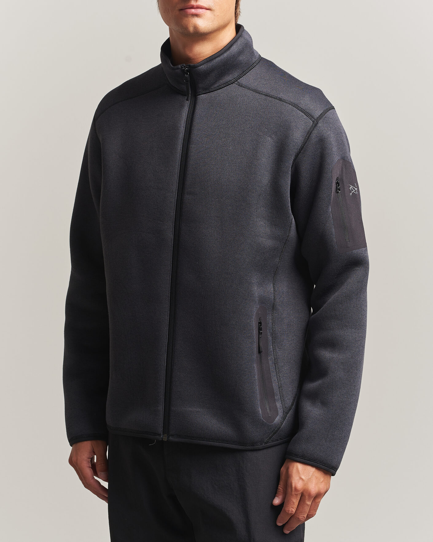 Heren | Truien | Arc'teryx | Covert Full Zip Black Heather