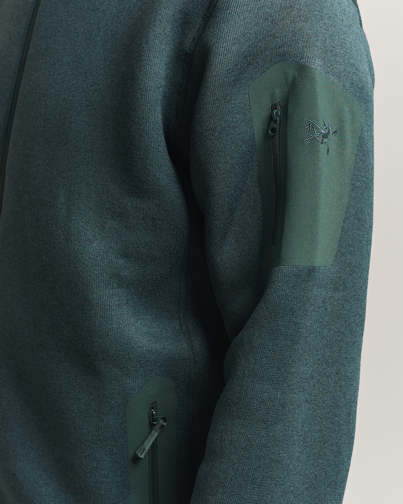 Heren | Truien | Arc'teryx | Covert Full Zip Dark Jade Heather
