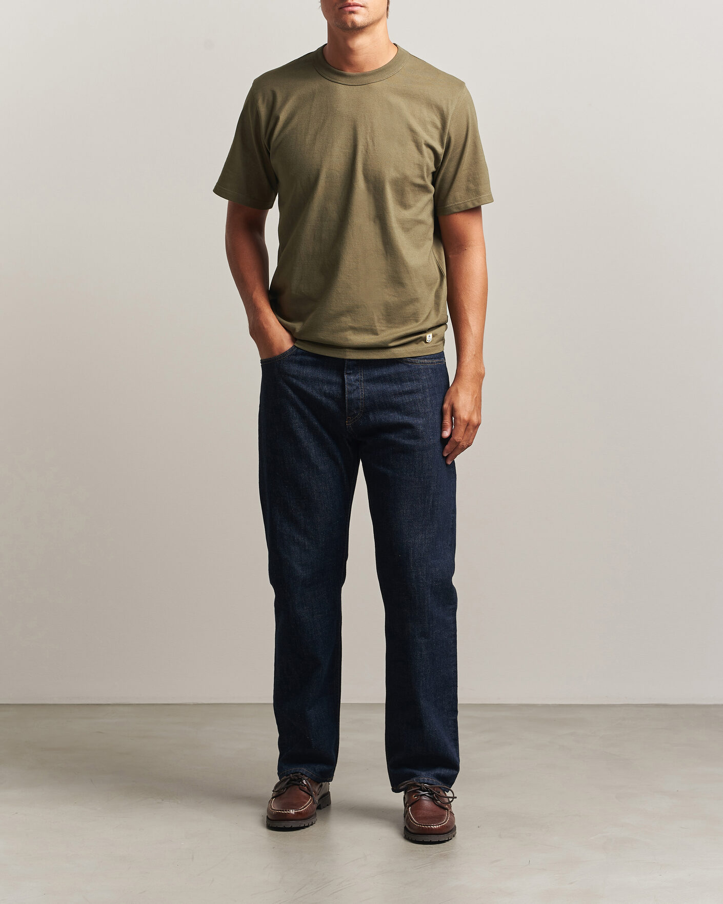Heren | T-shirts | Armor-lux | Héritage Callac T-Shirt Olive