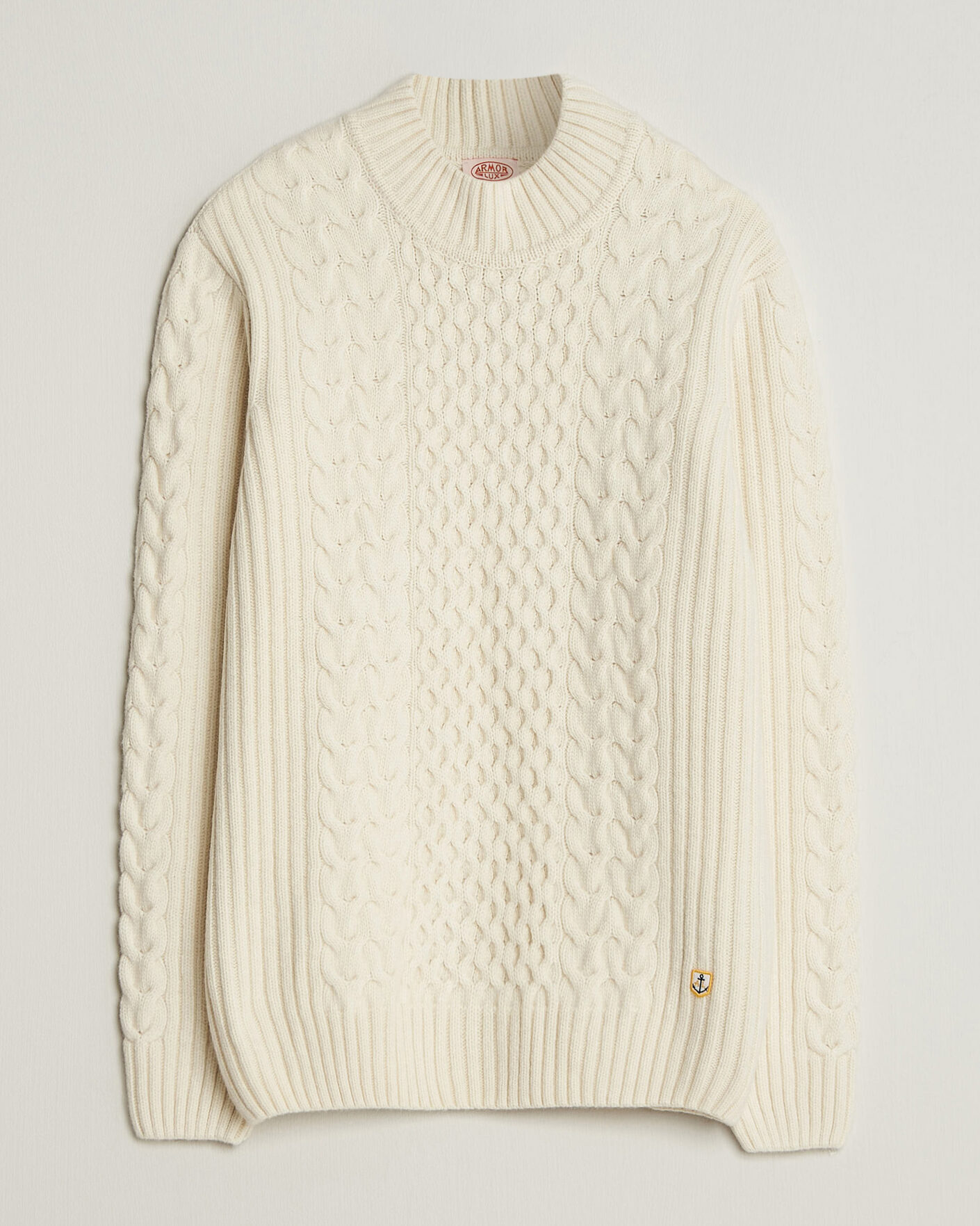 Heren | Truien | Armor-lux | Wool Knitted Sweater Nature