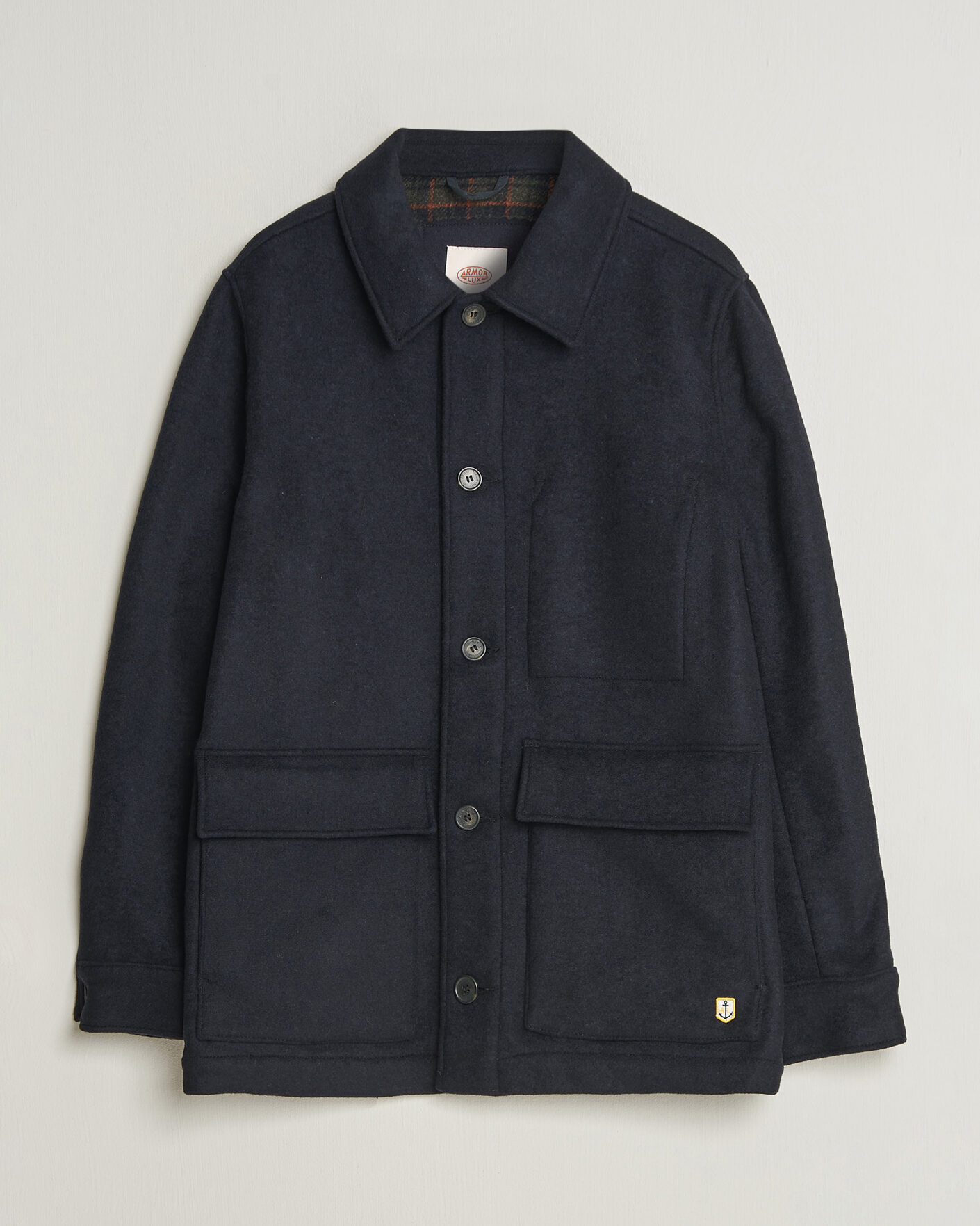 Heren | Jassen | Armor-lux | Wool Shirt Jacket Rich Navy