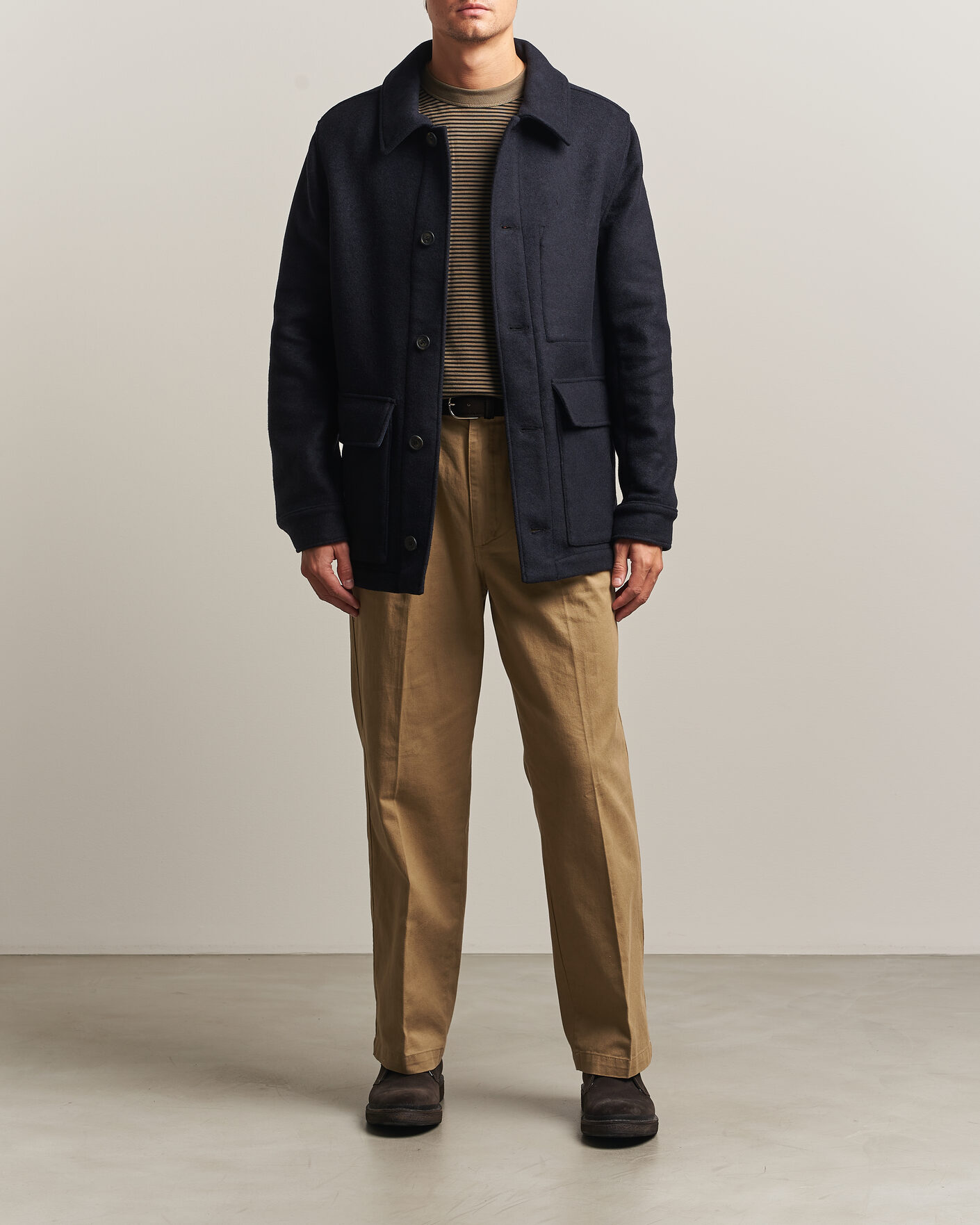 Heren | Jassen | Armor-lux | Wool Shirt Jacket Rich Navy