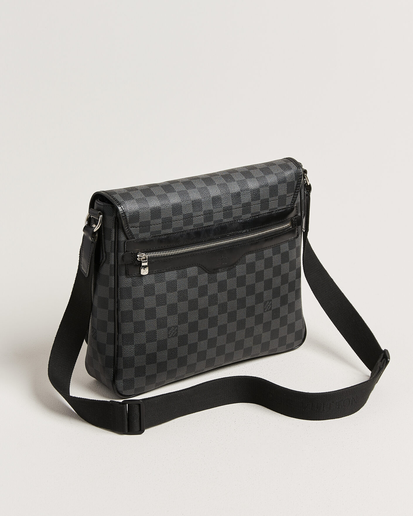 Heren | Pre-Owned & Vintage Bags | Louis Vuitton Pre-Owned | Daniel Shoulder Bag MM Damier Graphite