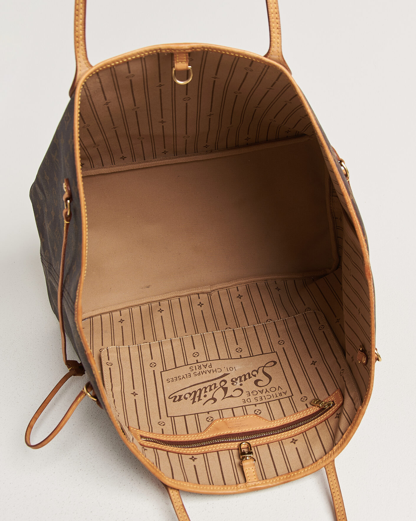 Heren | Pre-Owned & Vintage Bags | Louis Vuitton Pre-Owned | Neverfull GM Monogram
