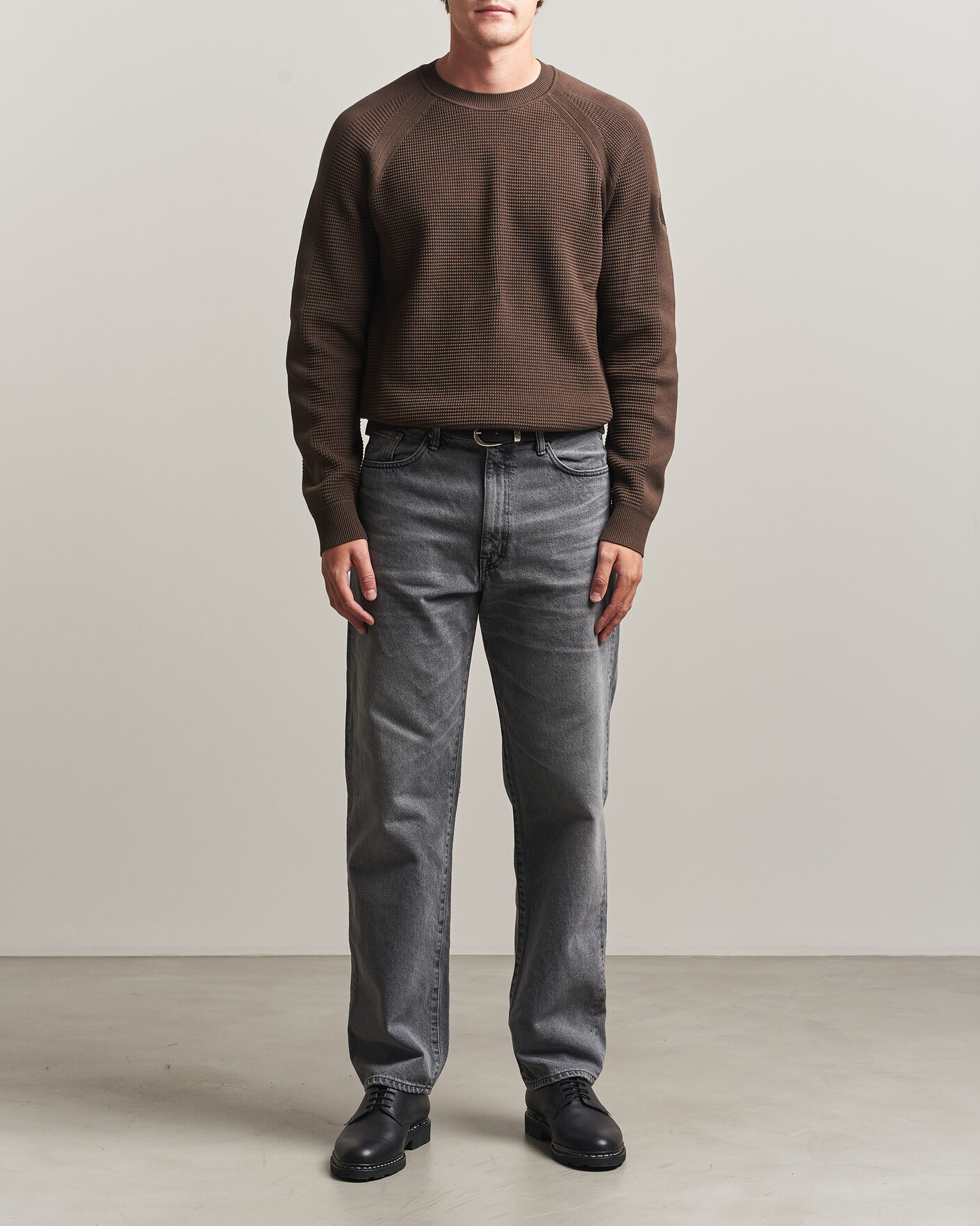 Heren | Truien | Belstaff | Bradwell Cotton Knitted Crew Neck Army Olive