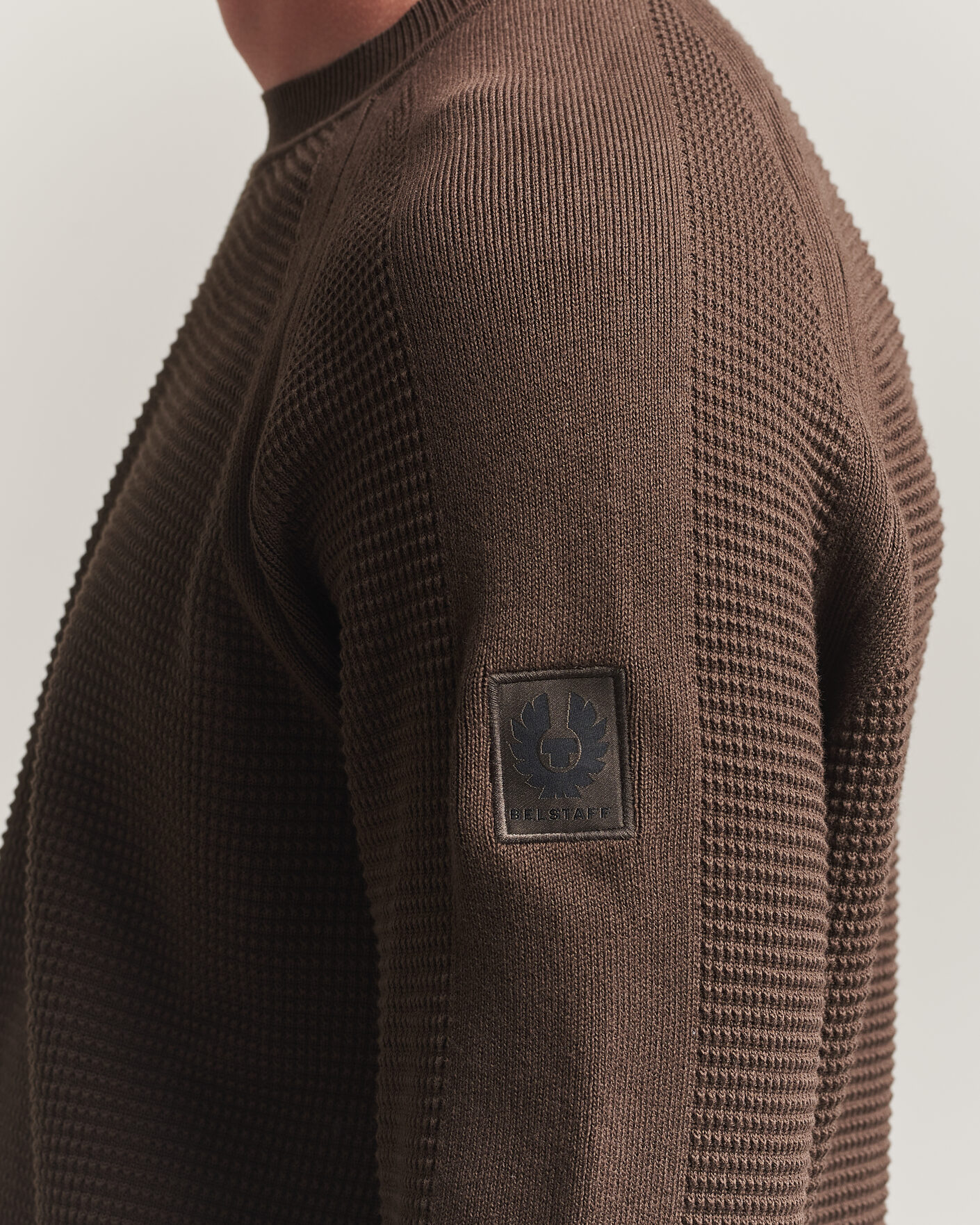 Heren | Truien | Belstaff | Bradwell Cotton Knitted Crew Neck Army Olive