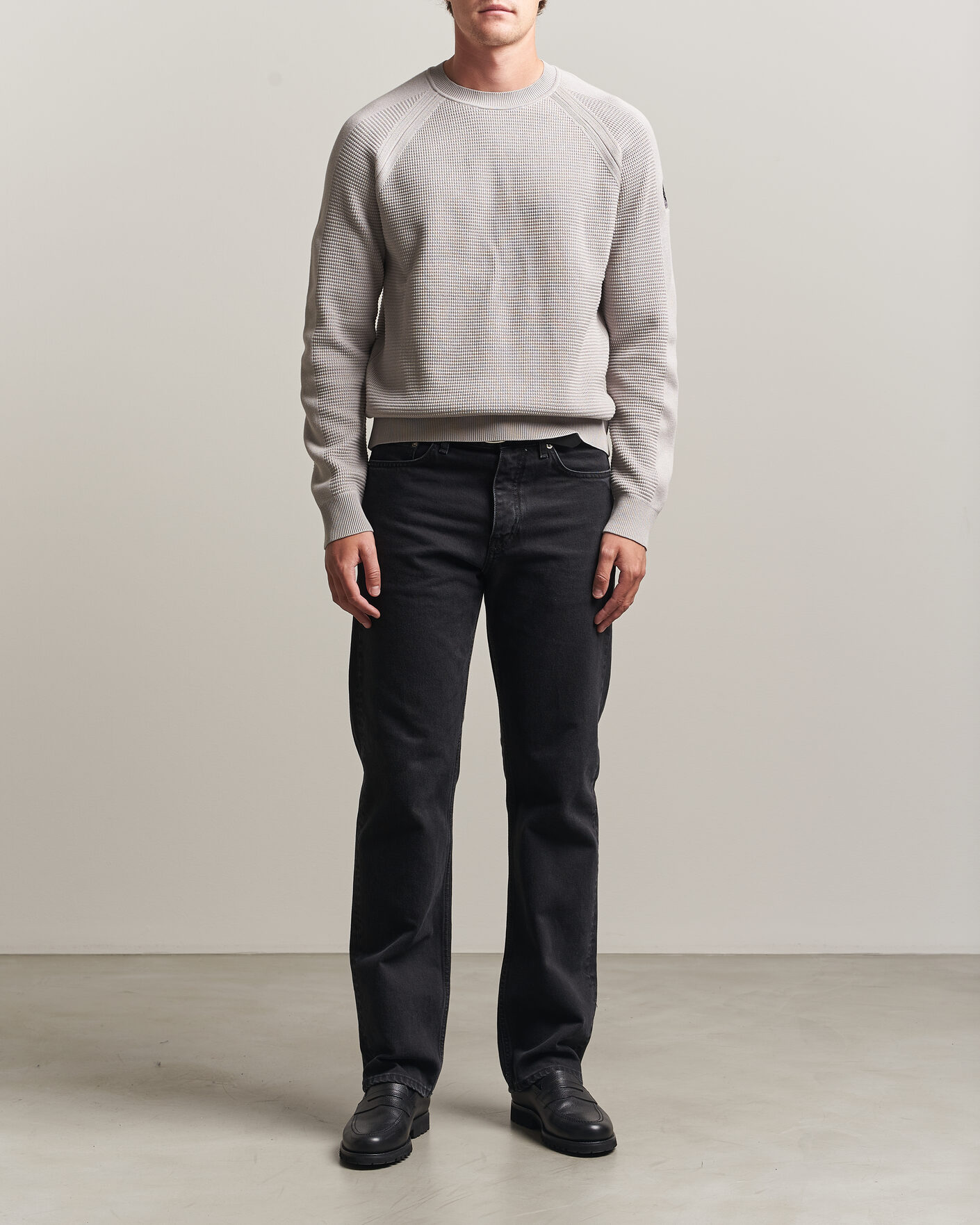 Heren | Truien | Belstaff | Bradwell Cotton Knitted Crew Neck Concrete