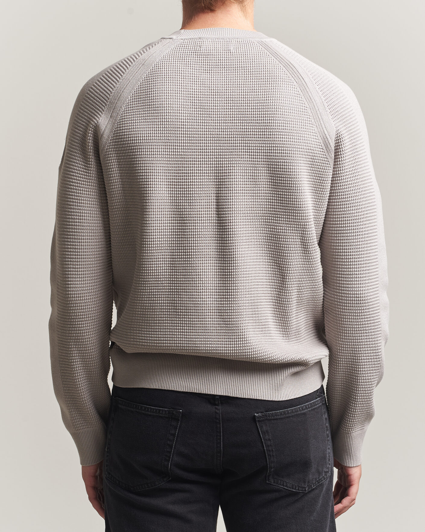 Heren | Truien | Belstaff | Bradwell Cotton Knitted Crew Neck Concrete